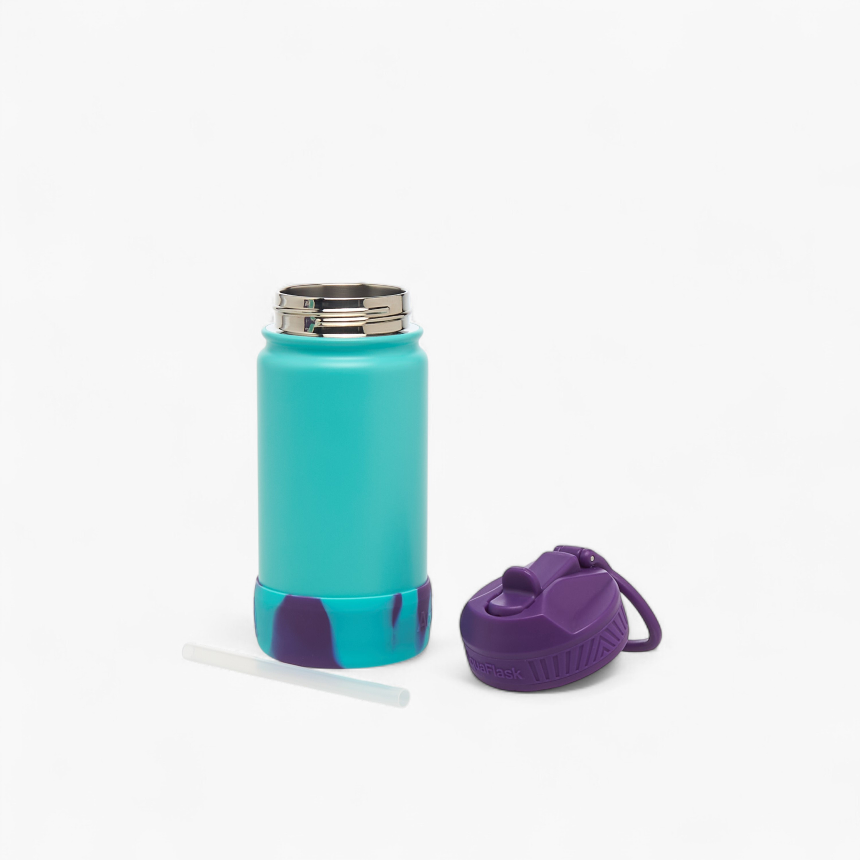 AquaFlask Sakura Stainless Steel Sipper Water Bottle with Handle - 414 ml-school-waterbottles-image-2