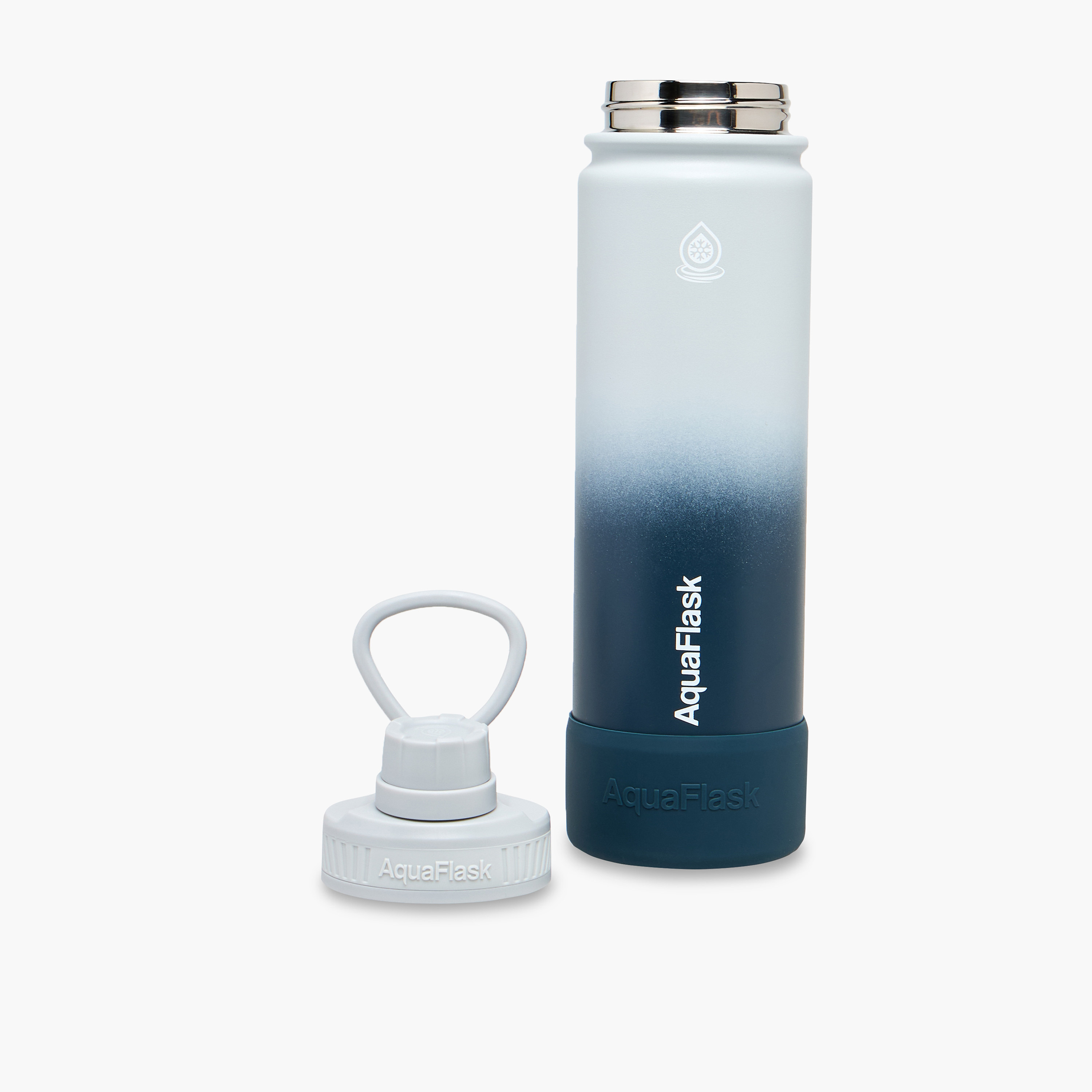 Ombre Stainless Steel Sipper Water Bottle with Handle - 650 ml-school-waterbottles-image-2