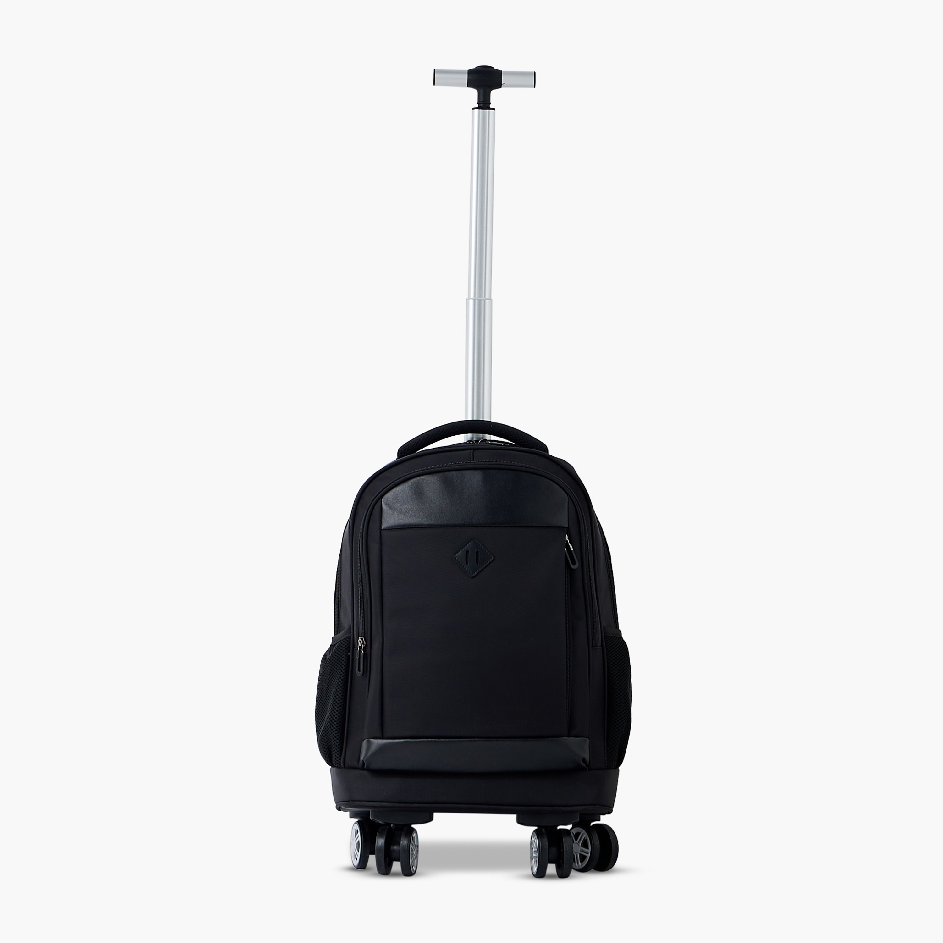 US POLO ASSN. Solid Trolley Bag for Kids 8-13 Years with Front Pocket – 18 inches-school-bagsandbackpacks-trolleybags-image-21