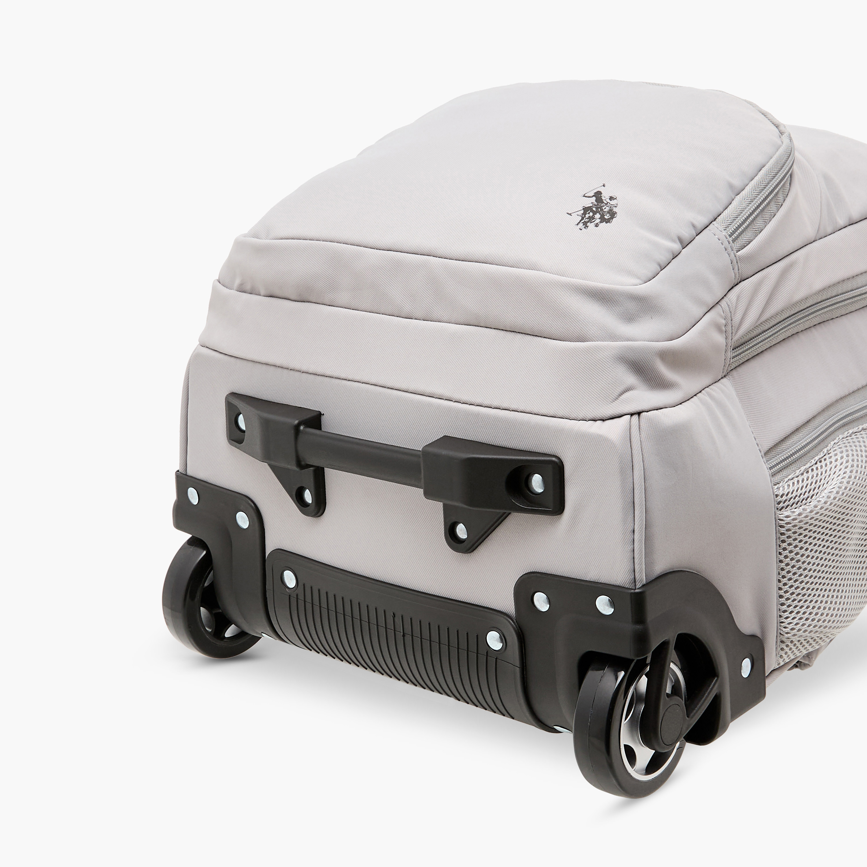 US POLO ASSN. Solid Trolley Bag for Kids 8-13 Years with Front Pocket – 18 inches-school-bagsandbackpacks-trolleybags-image-13
