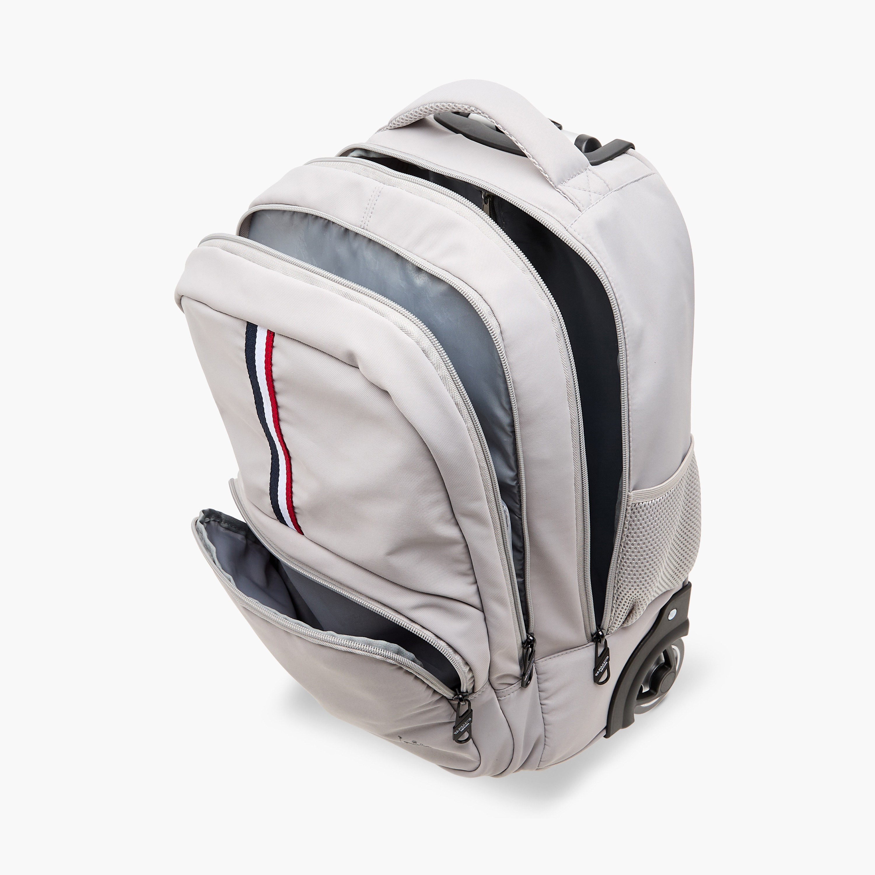 US POLO ASSN. Solid Trolley Bag for Kids 8-13 Years with Front Pocket – 18 inches-school-bagsandbackpacks-trolleybags-image-15