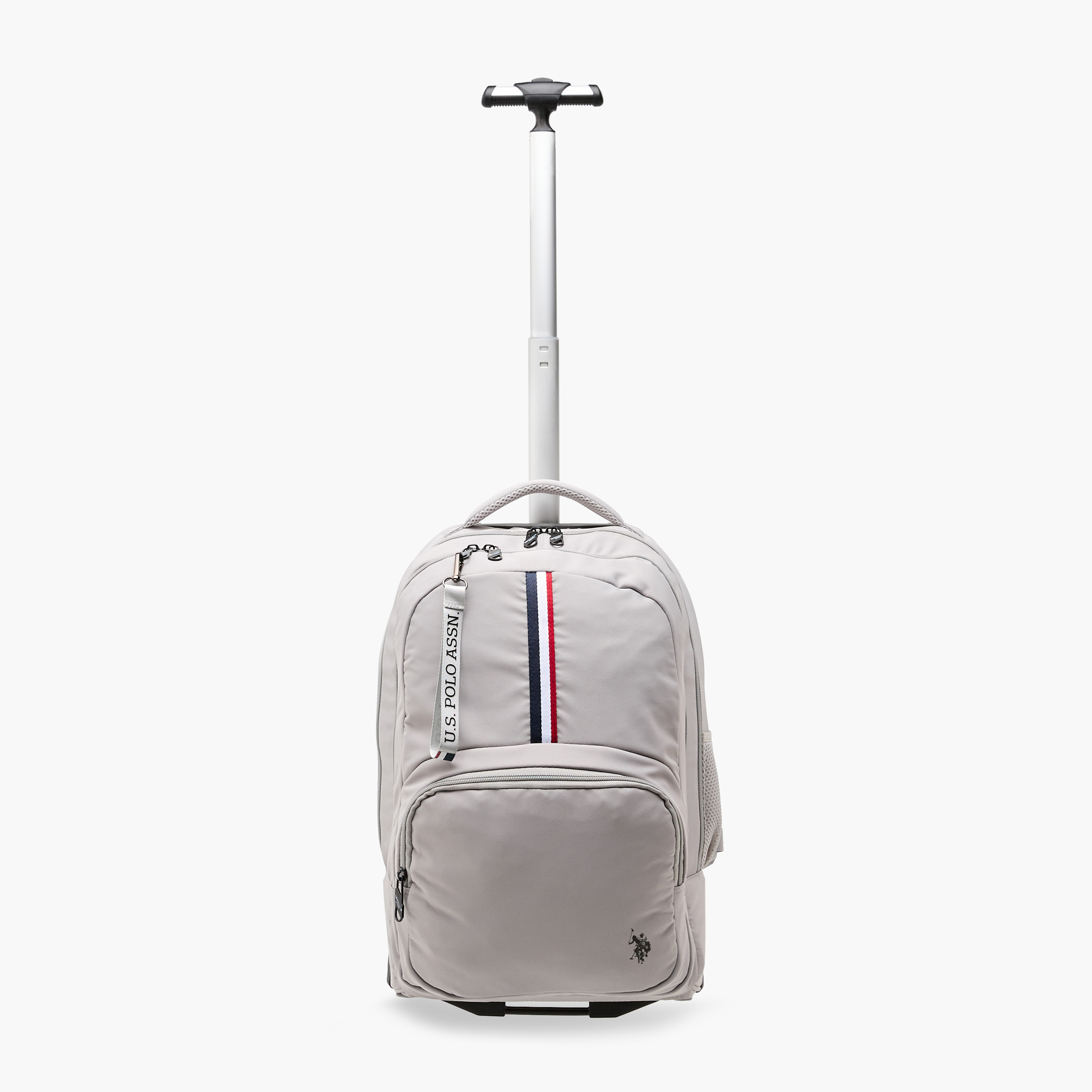 US POLO ASSN. Solid Trolley Bag for Kids 8-13 Years with Front Pocket – 18 inches-school-bagsandbackpacks-trolleybags-image-7