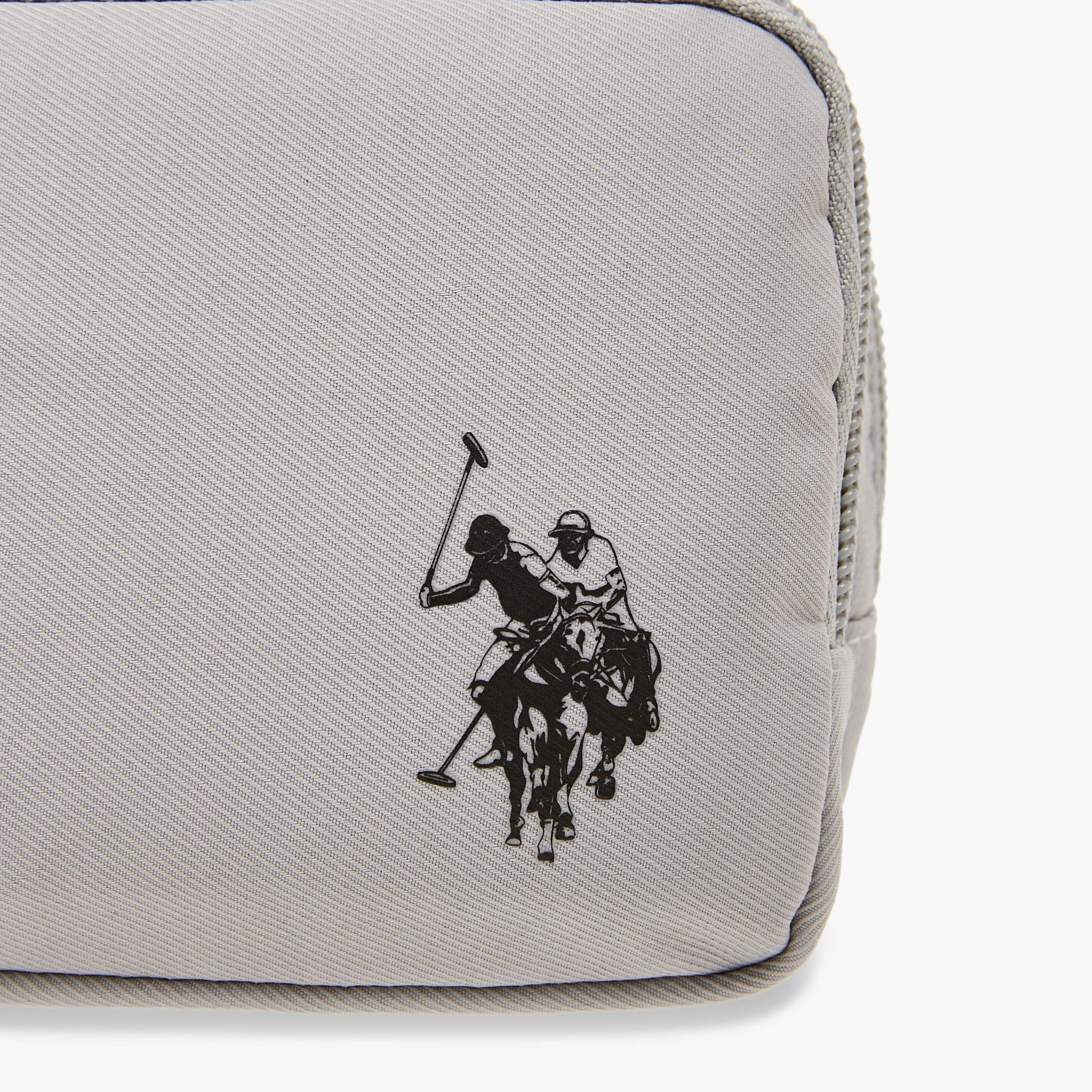 US POLO ASSN. Logo Print Pencil Pouch with Zip Closure-school-stationery-pencilcases-image-4