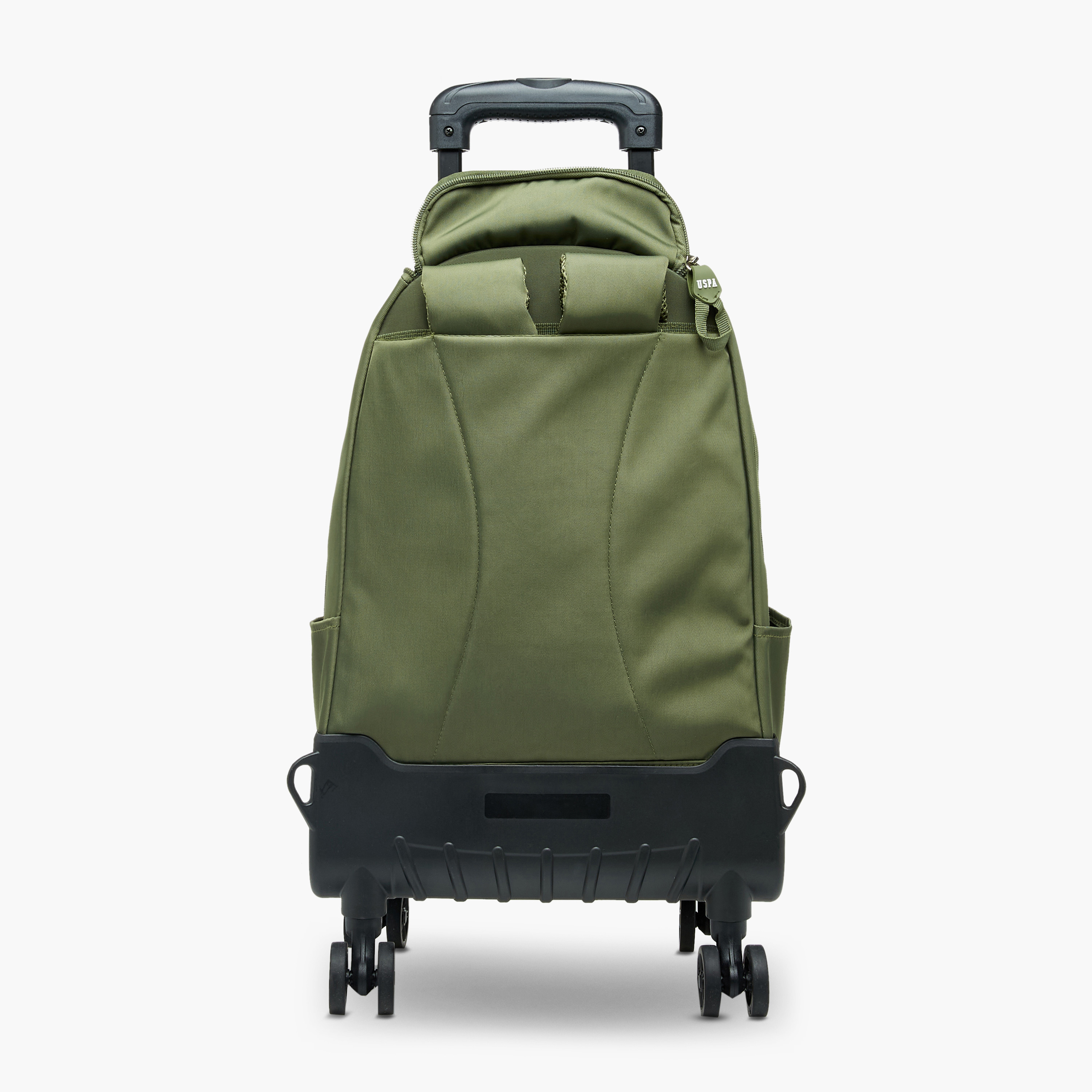 US POLO ASSN. Solid Trolley Bag for Kids 8-13 Years with Front Pocket – 18 inches-school-bagsandbackpacks-trolleybags-image-8