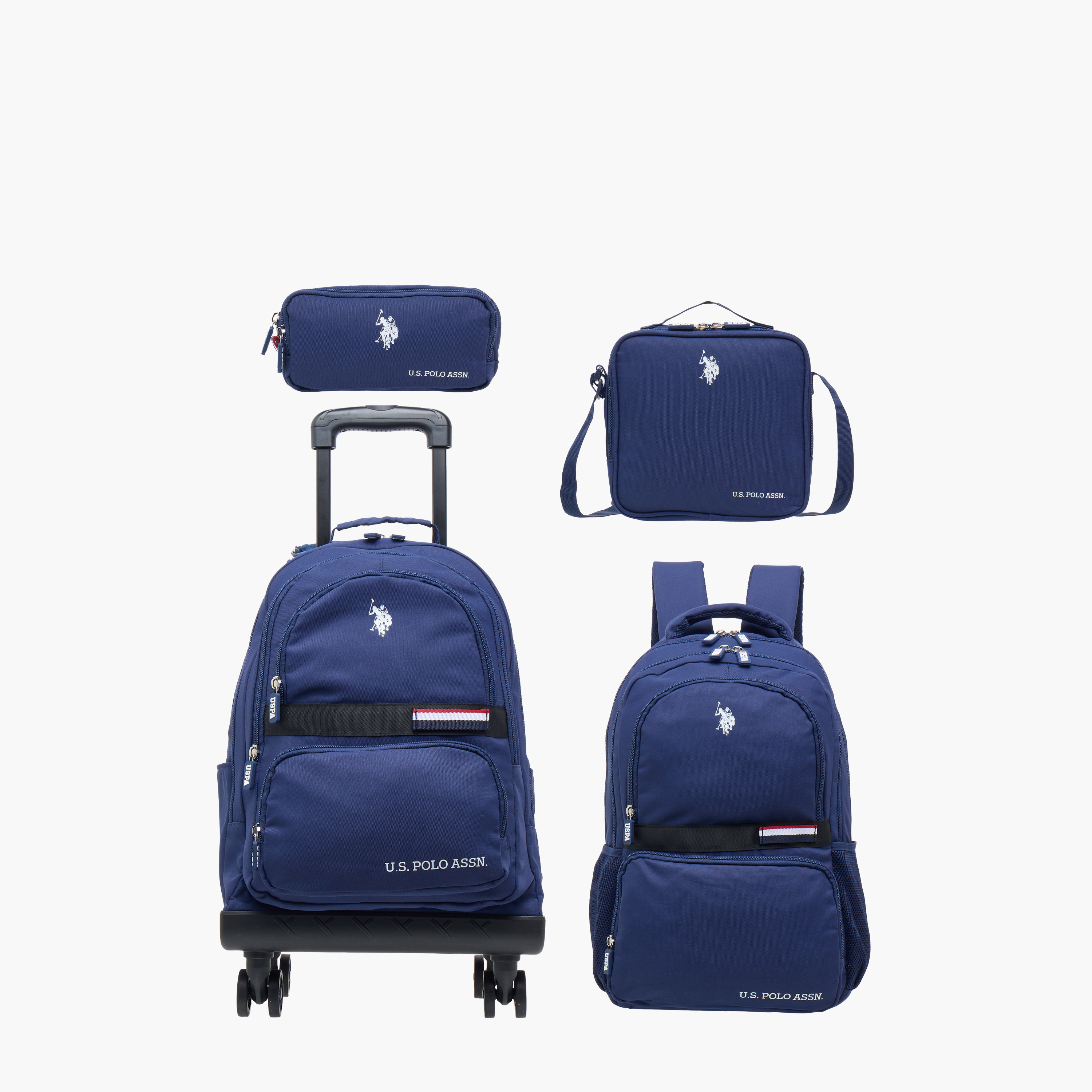 US POLO ASSN. Solid 18-inch Trolley Backpack with Retractable Handle - 46x30x21 cms-school-bagsandbackpacks-trolleybags-image-15