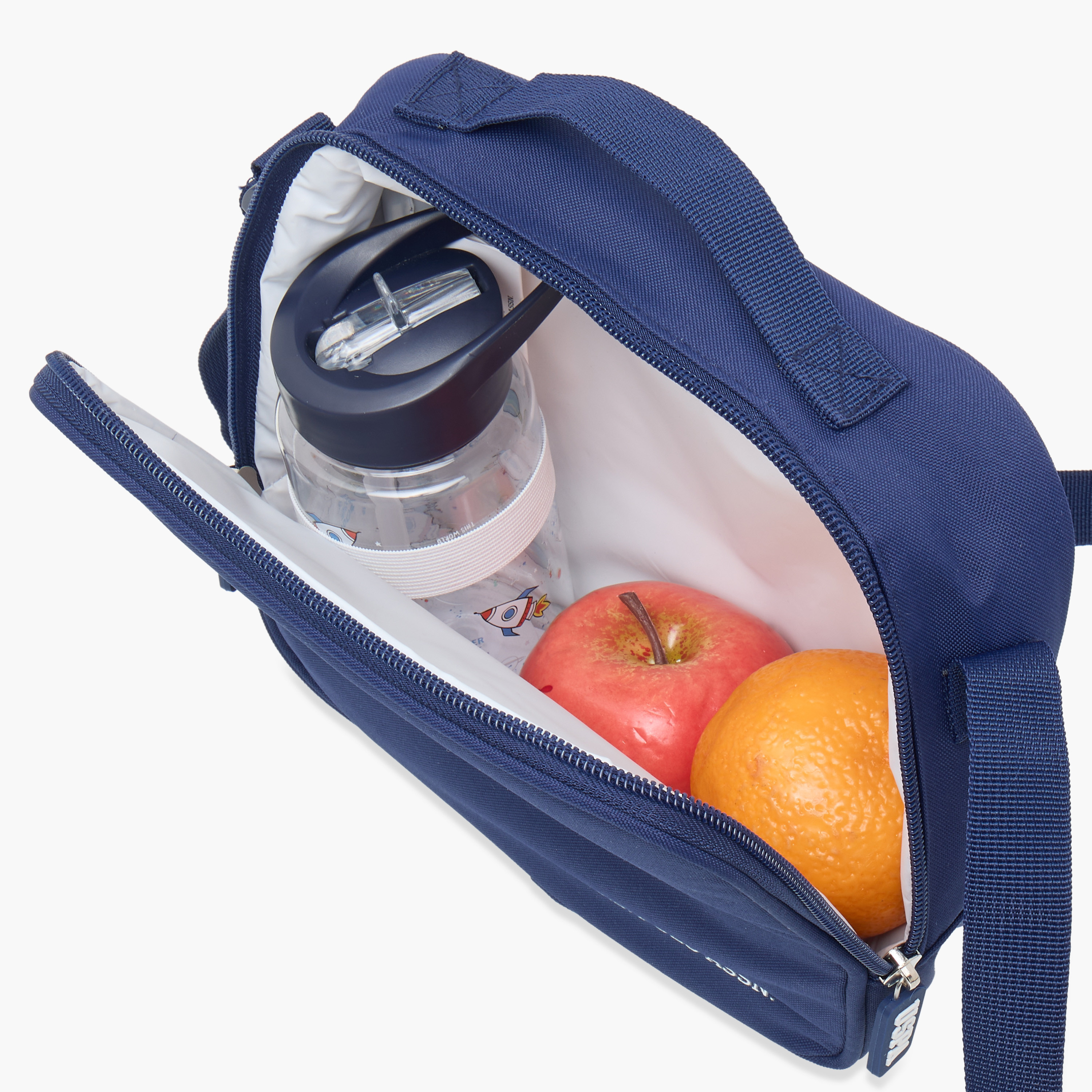 US POLO ASSN.Logo Print Lunch Bag with Zip Closure-school-lunchessentials-lunchbags-image-8