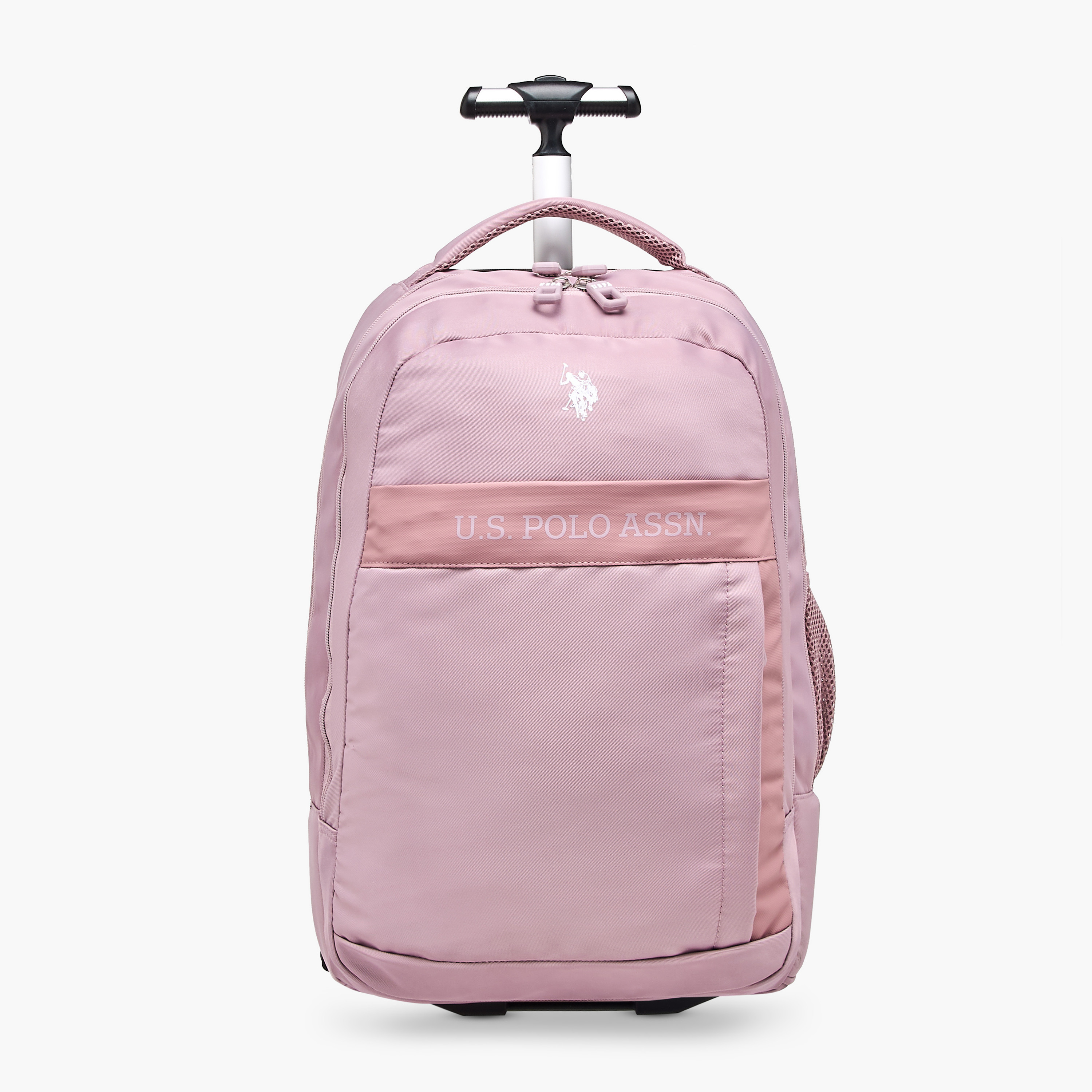 US POLO ASSN. Solid Trolley Bag for Girls 8-13 Years with Front Pocket – 17.5 inches-promo_LS20_OMN-image-1