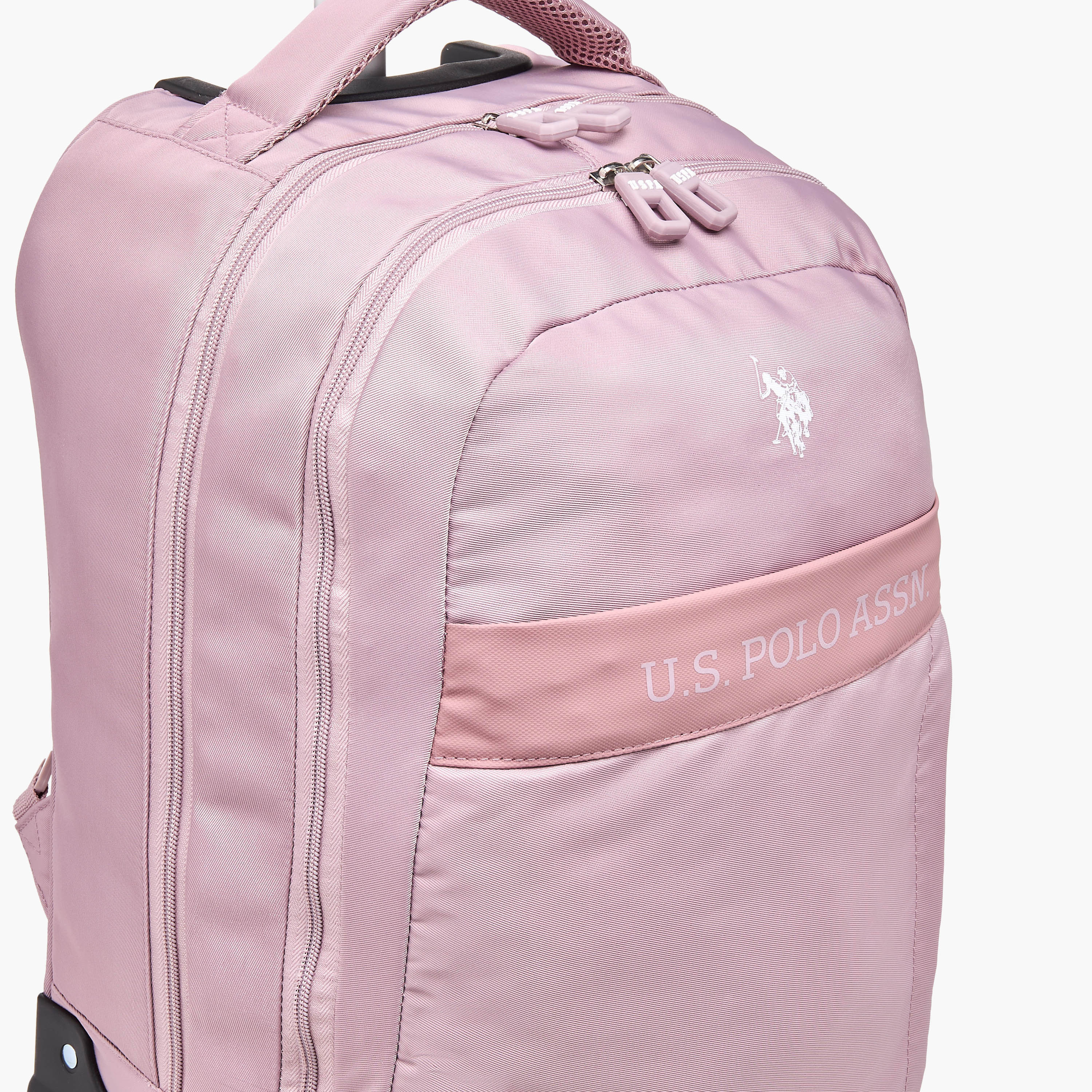 US POLO ASSN. Solid Trolley Bag for Girls 8-13 Years with Front Pocket – 17.5 inches-promo_LS20_OMN-image-8