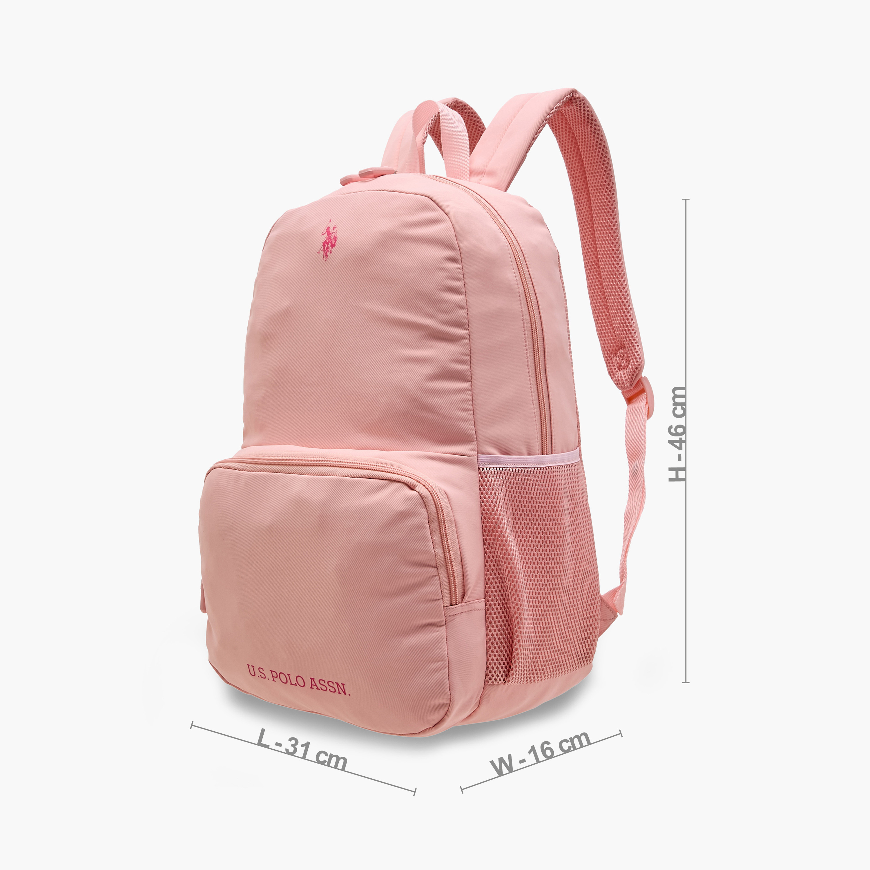 US POLO ASSN. Logo Detail 18-inch Backpack with Adjustable Shoulder Straps - 46x31x16 cms-promo_LS20_OMN-image-2