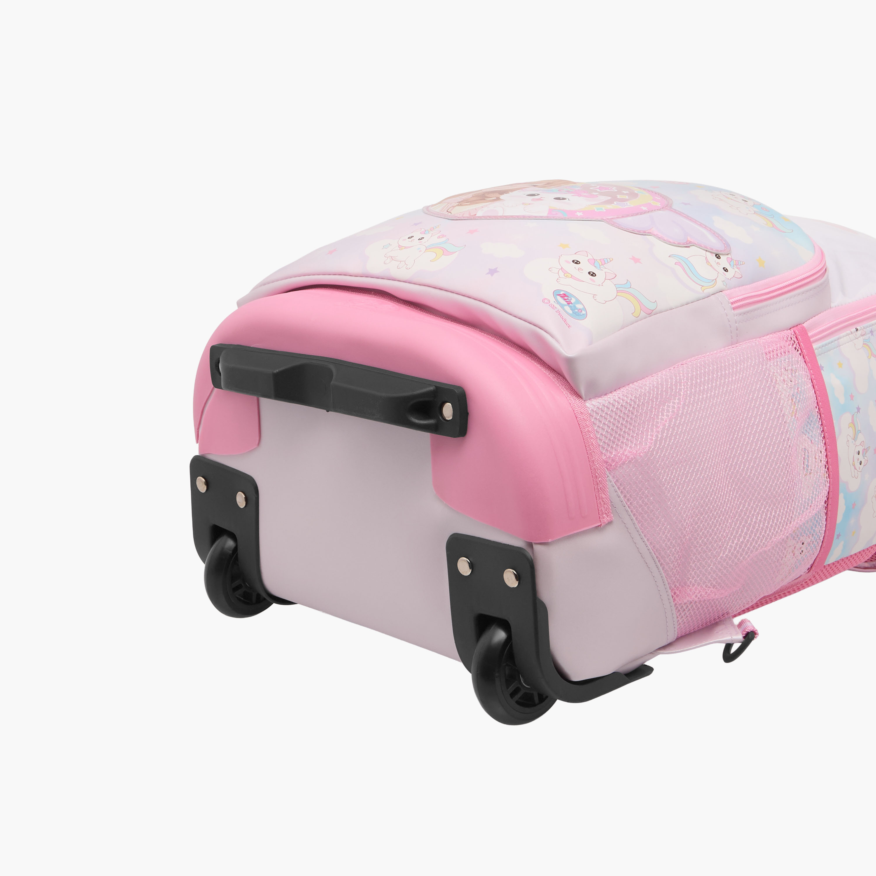 Minmie Cats Trolley Bag for Girls 5-8 Years with Retractable Handle – 18 inches-school-bagsandbackpacks-trolleybags-image-10
