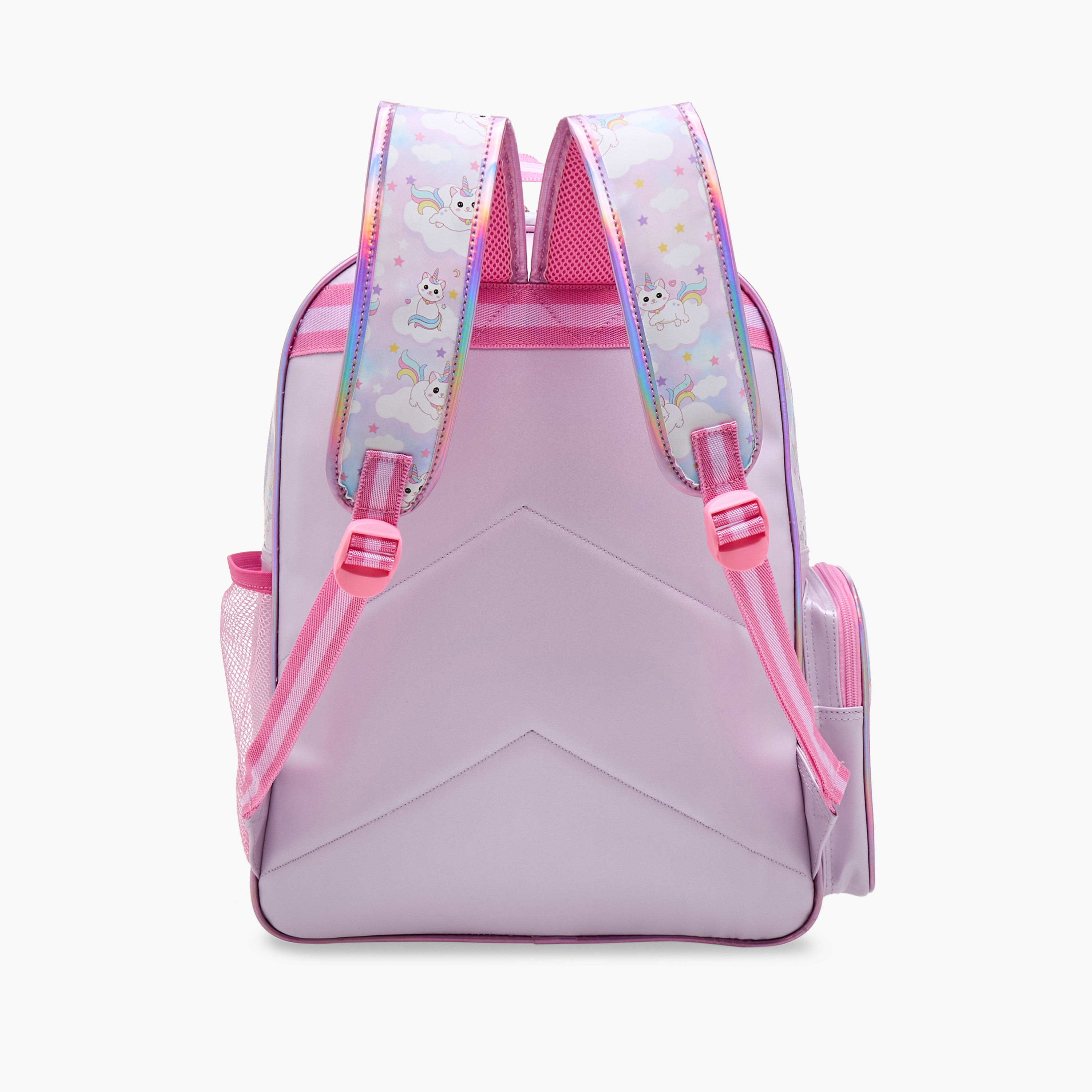 Minmie Caticorn Print 16-inch Backpack with Adjustable Shoulder Straps - 31x13x40 cms-promo_LS20_OMN-image-5