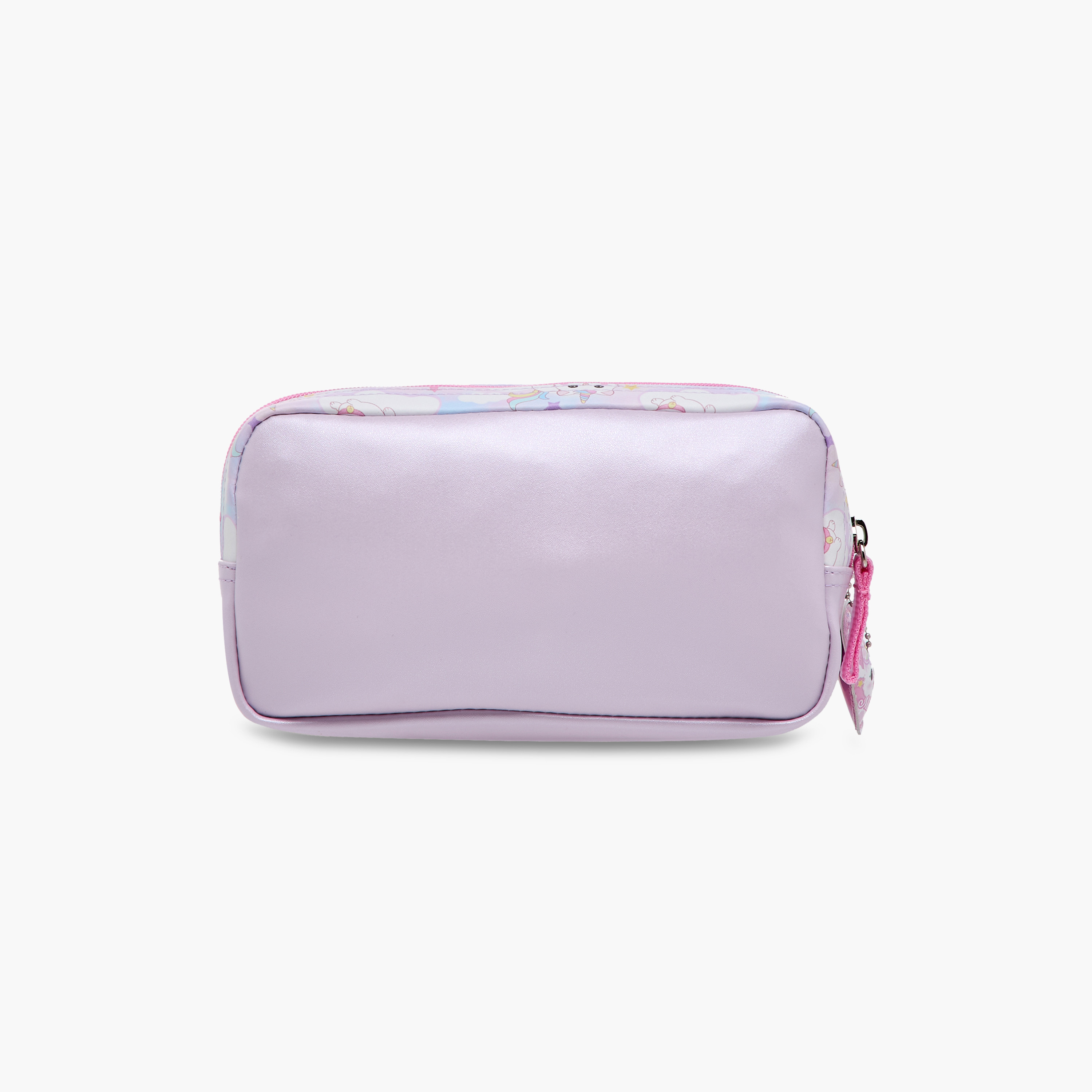 Minmie Caticorn Print Pencil Pouch with Zip Closure-school-stationery-pencilcases-image-3