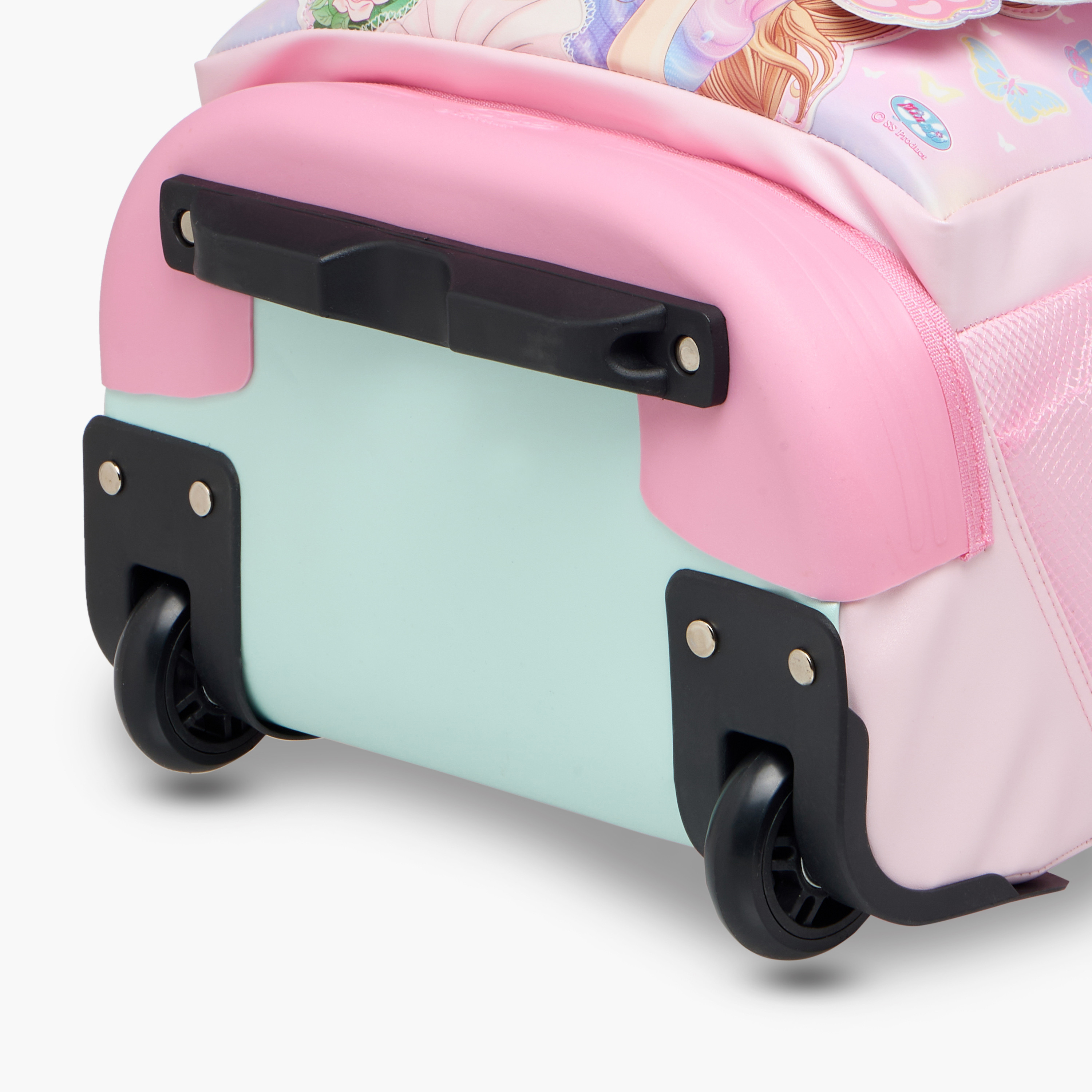 Minmie Butterfly Trolley Bag for Girls 5-8 Years with Retractable Handle – 18 inches-school-bagsandbackpacks-trolleybags-image-12