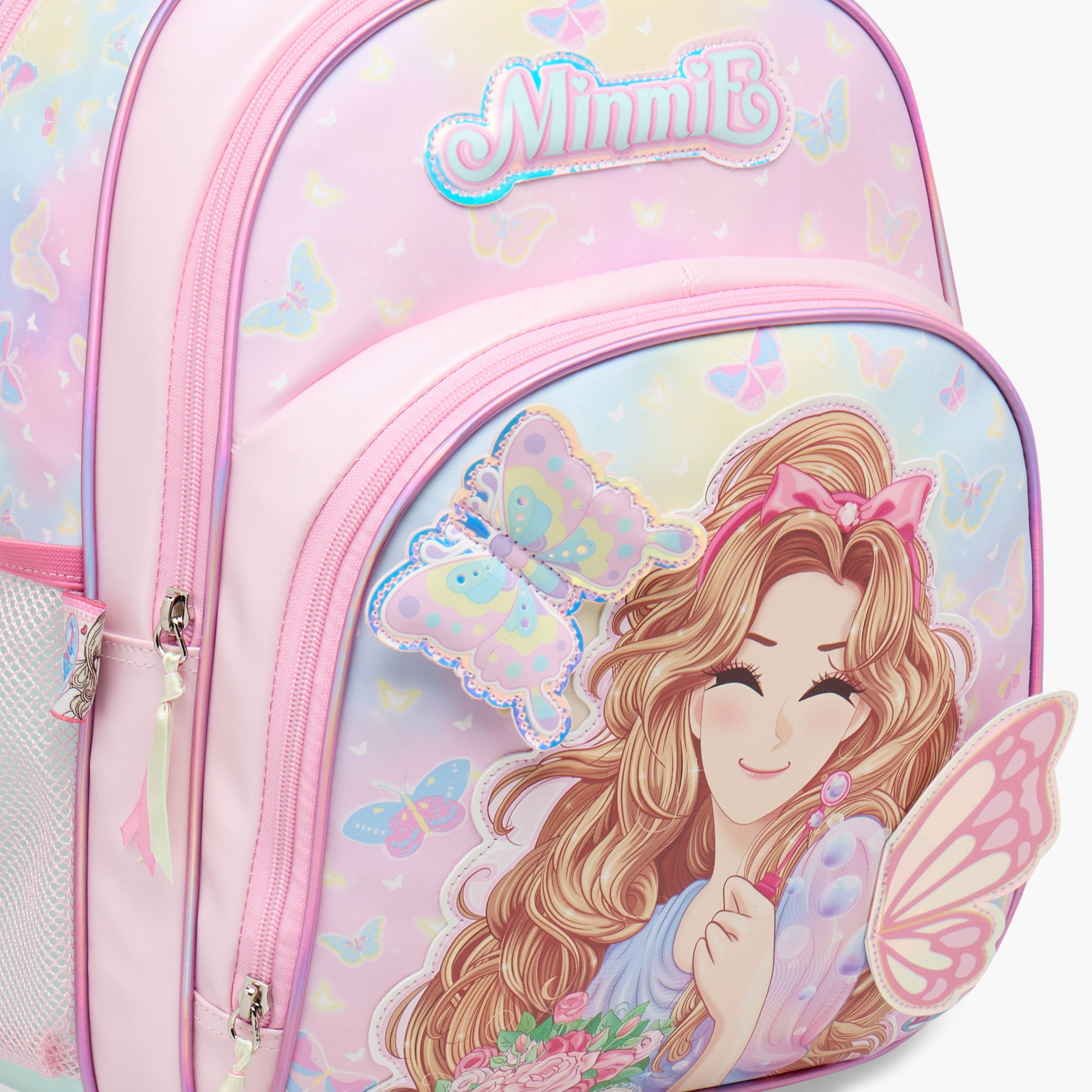 Minmie Graphic Print 16-inch Backpack with Adjustable Shoulder Straps - 31x15x41 cms-promo_LS20_OMN-image-7