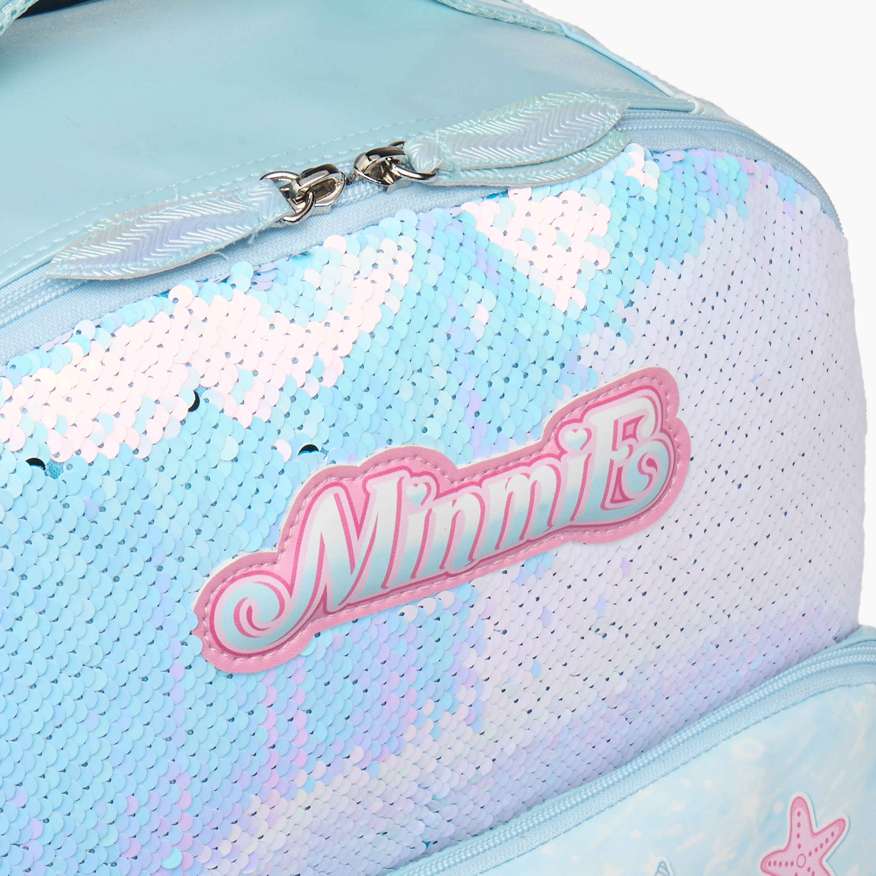 Minmie Mermaid Trolley Bag for Girls 5-8 Years with Retractable Handle – 18 inches-promo_LS20_OMN-image-10
