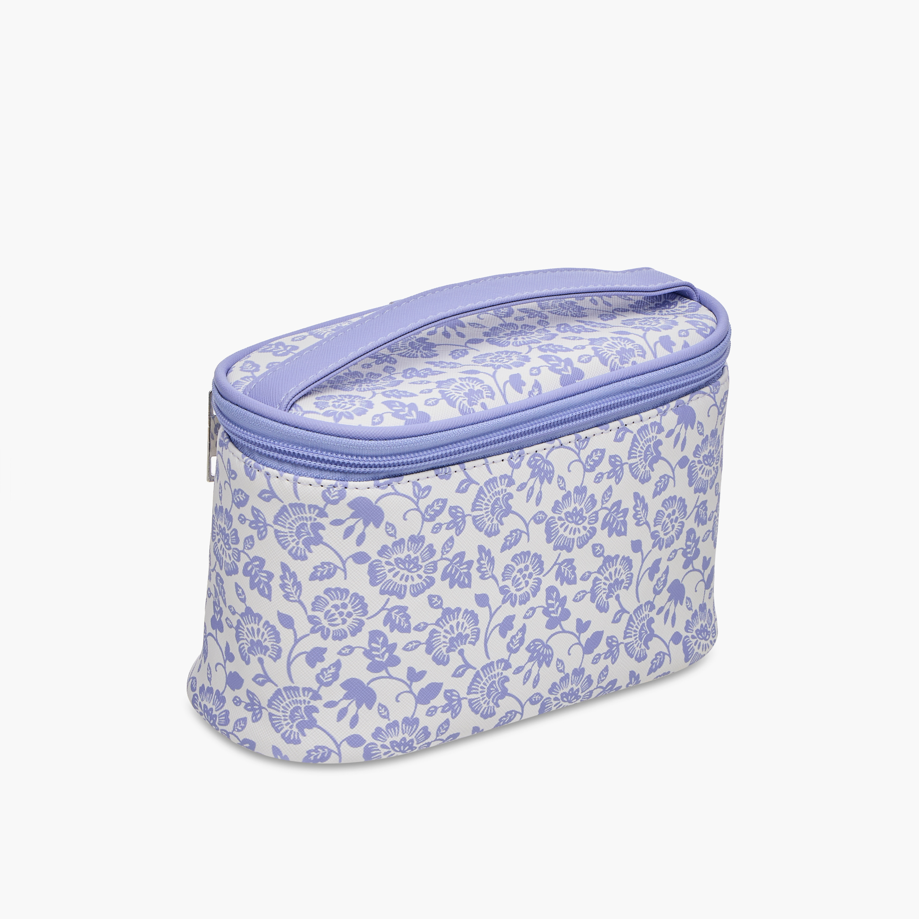 Floral Print 4-Piece Cosmetic Bag Set-beautyandpersonalcare-makeup-brushesandaccessories-makeuppouches-image-7