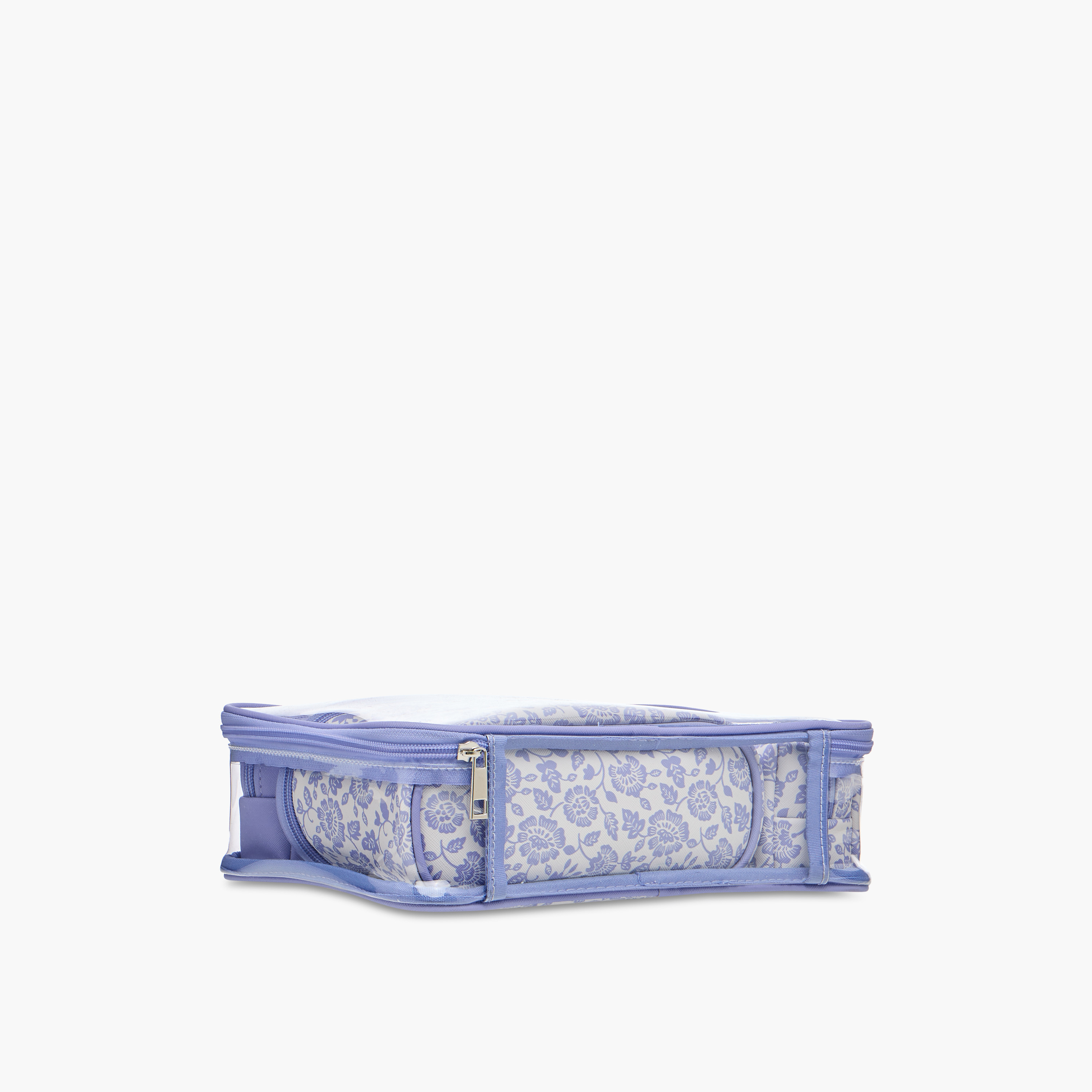 Floral Print 4-Piece Cosmetic Bag Set-beautyandpersonalcare-makeup-brushesandaccessories-makeuppouches-image-9
