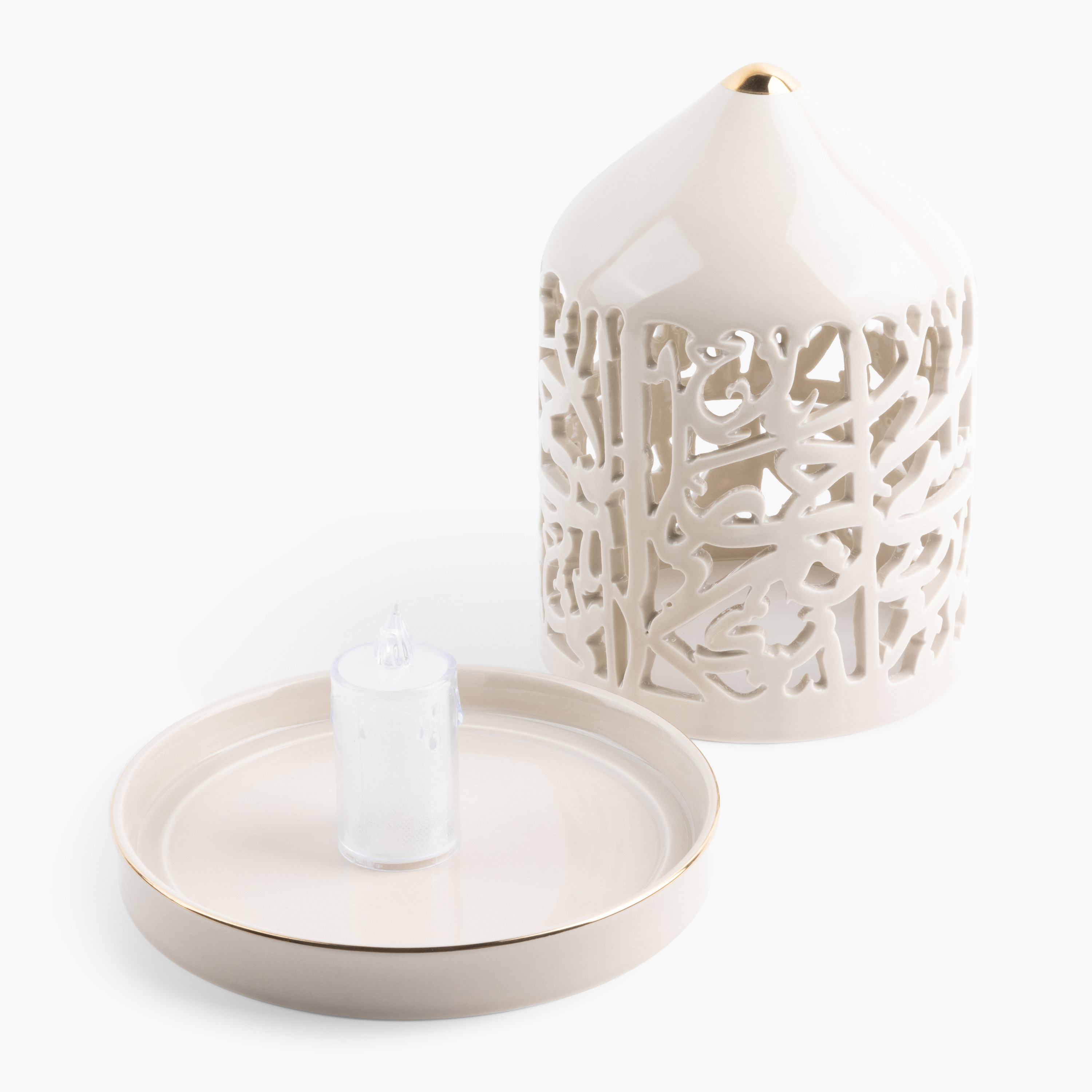 حامل شموع كهربائي أصالة من أوتانتيك - 21 سم-household-decor-candleholdersandlanterns-image-3