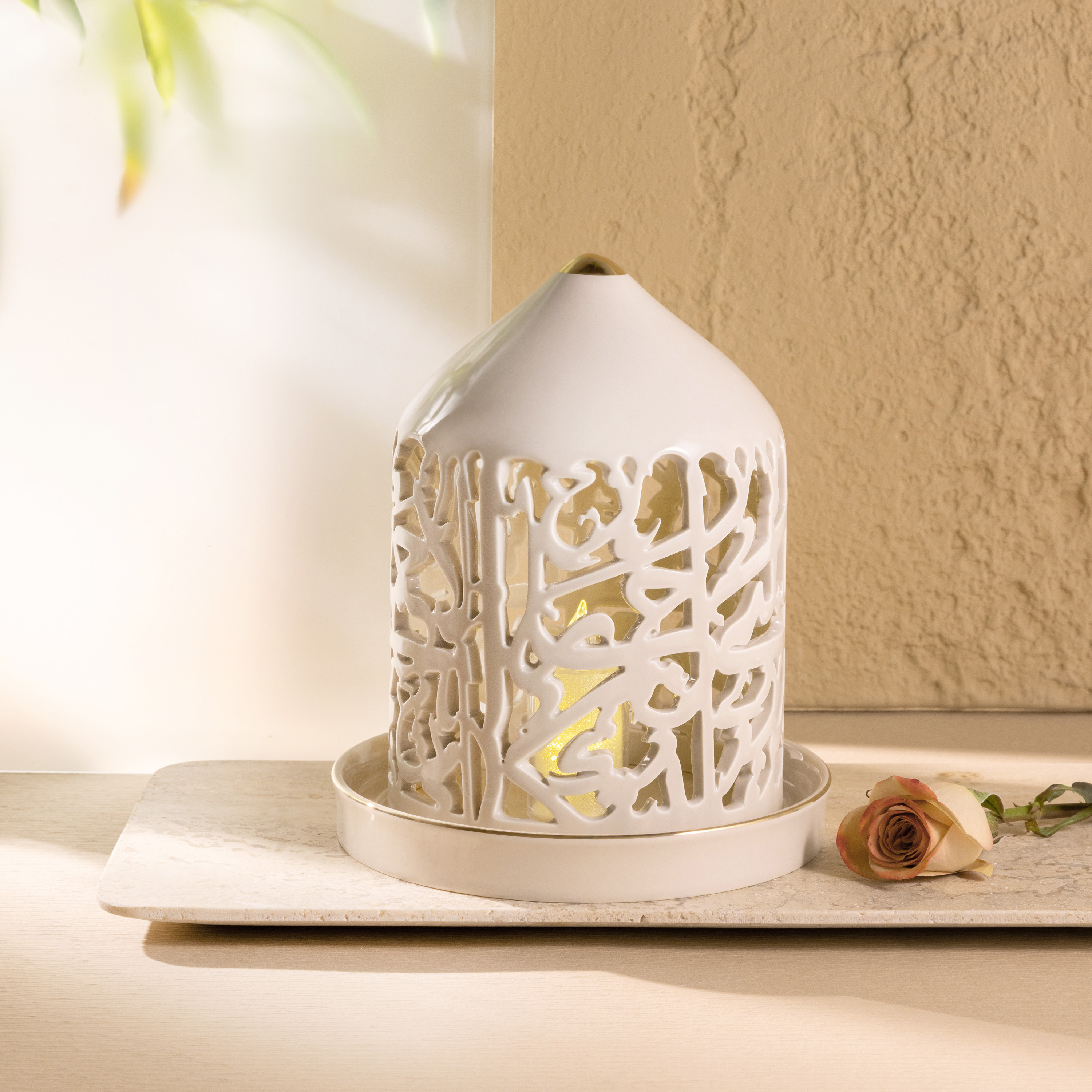 حامل شموع كهربائي أصالة من أوتانتيك - 21 سم-household-decor-candleholdersandlanterns-image-5