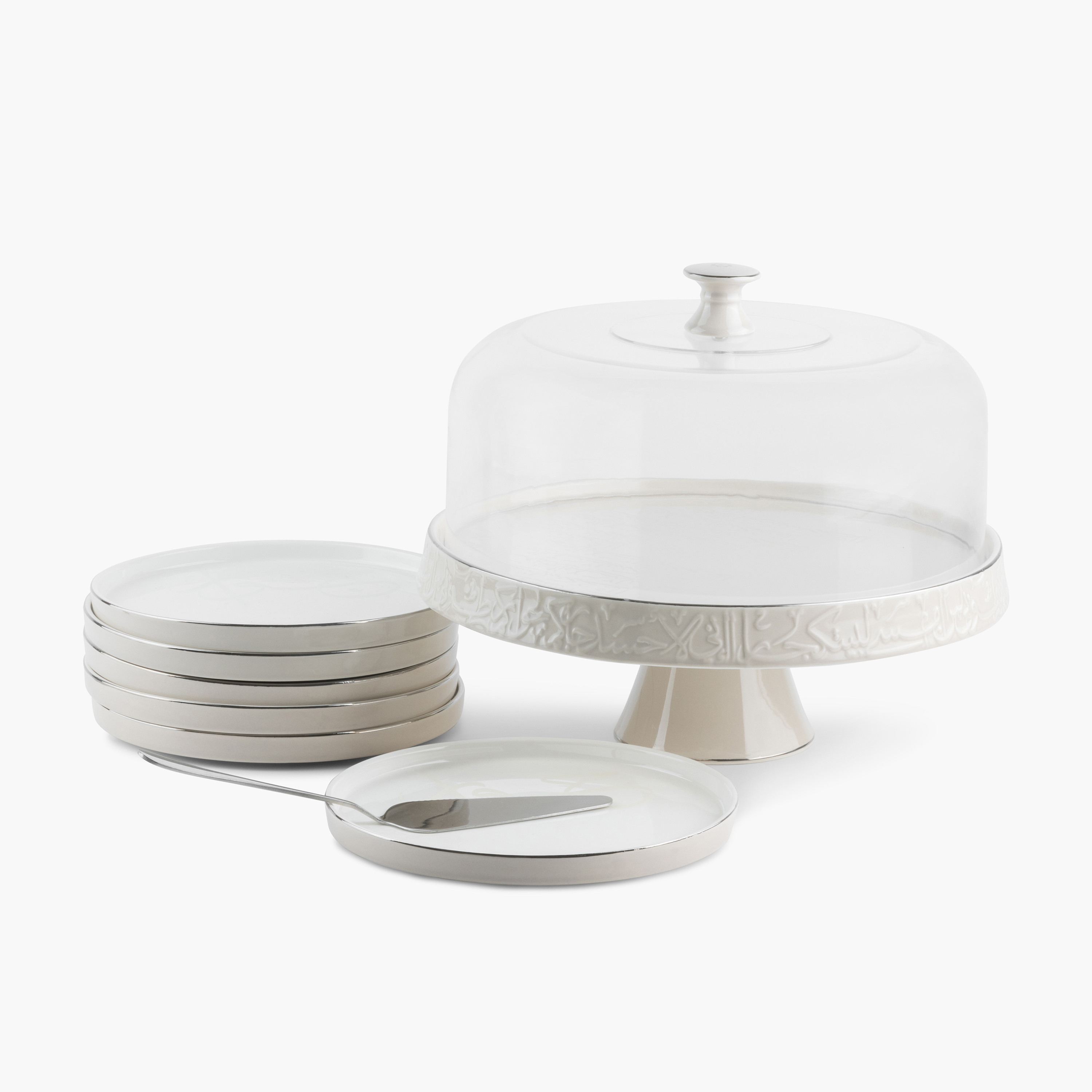 Otantik Jiwar 9-Piece Cake Serving Set-household-dining-serveware-cakestands-image-2