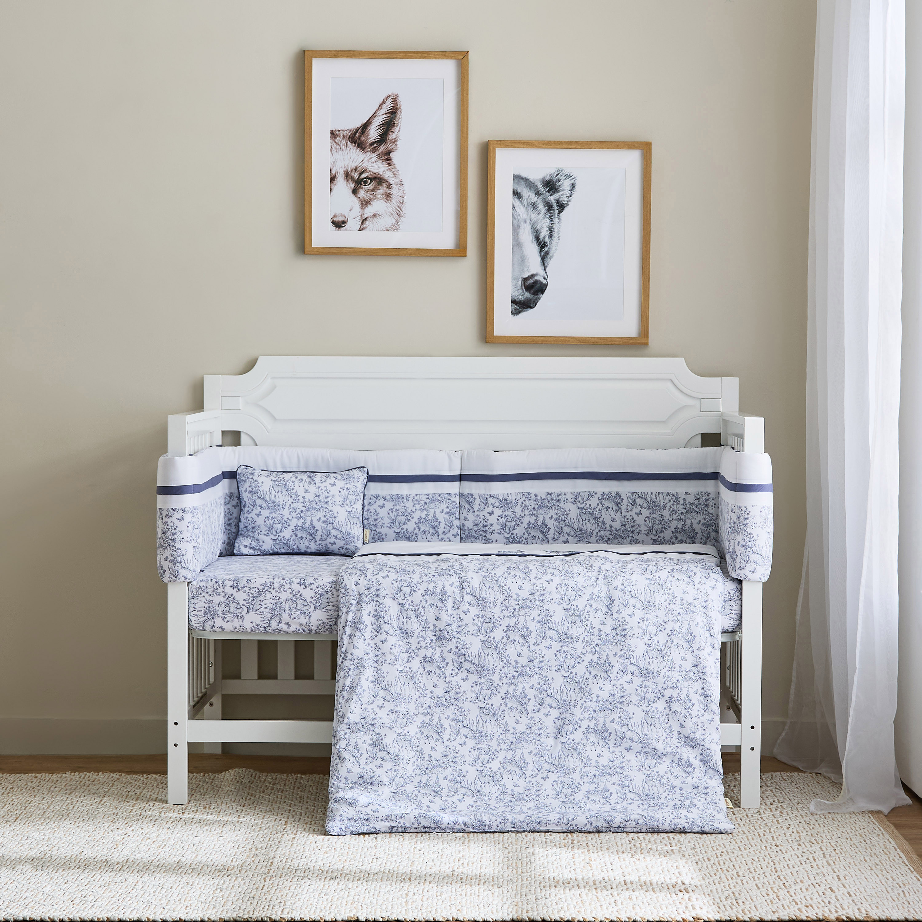 Giggles 4-Piece Printed Comforter Set - 90x130 cm-baby-nursery-babybedding-image-4