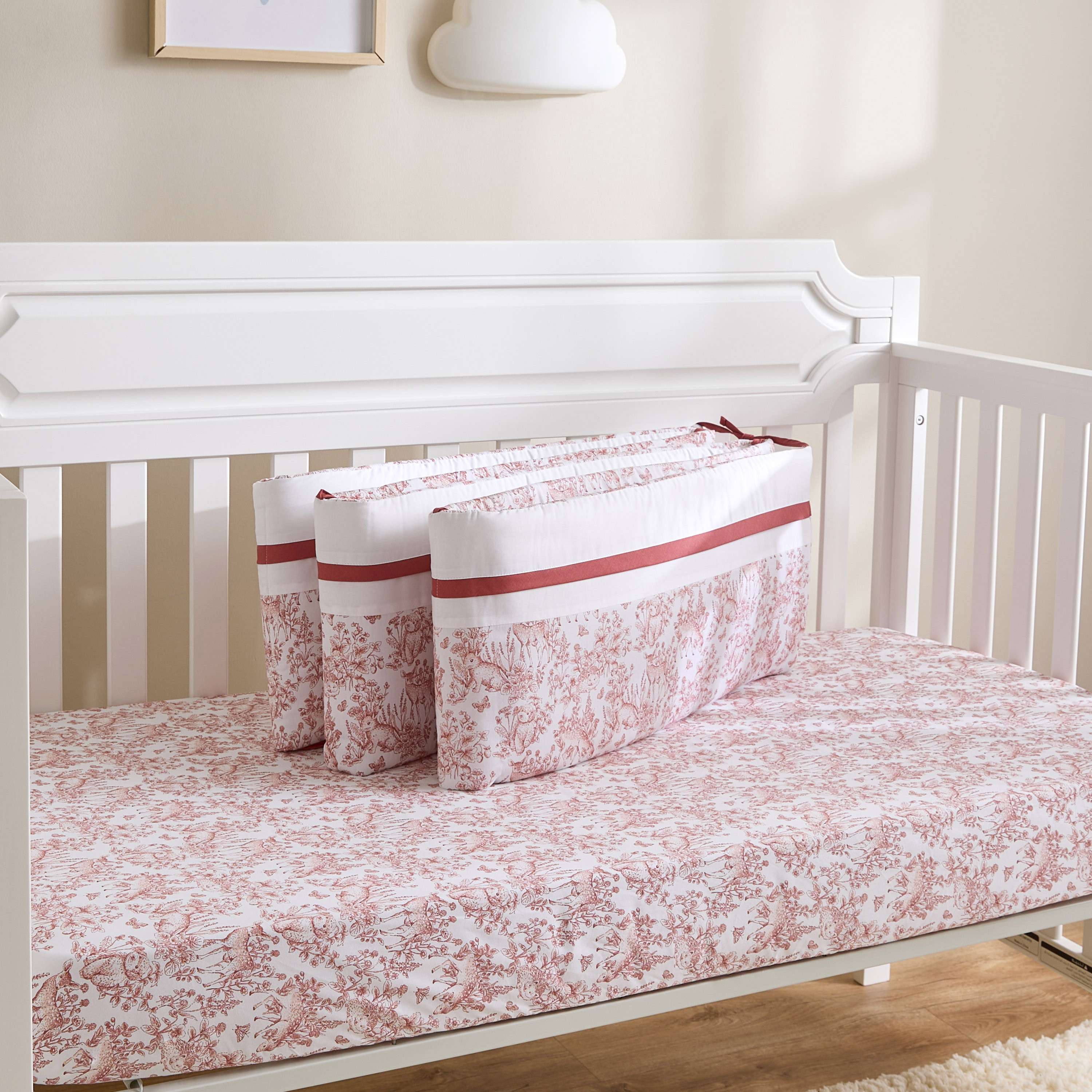 Giggles 4-Piece Printed Comforter Set - 90x130 cm-baby-nursery-babybedding-image-11