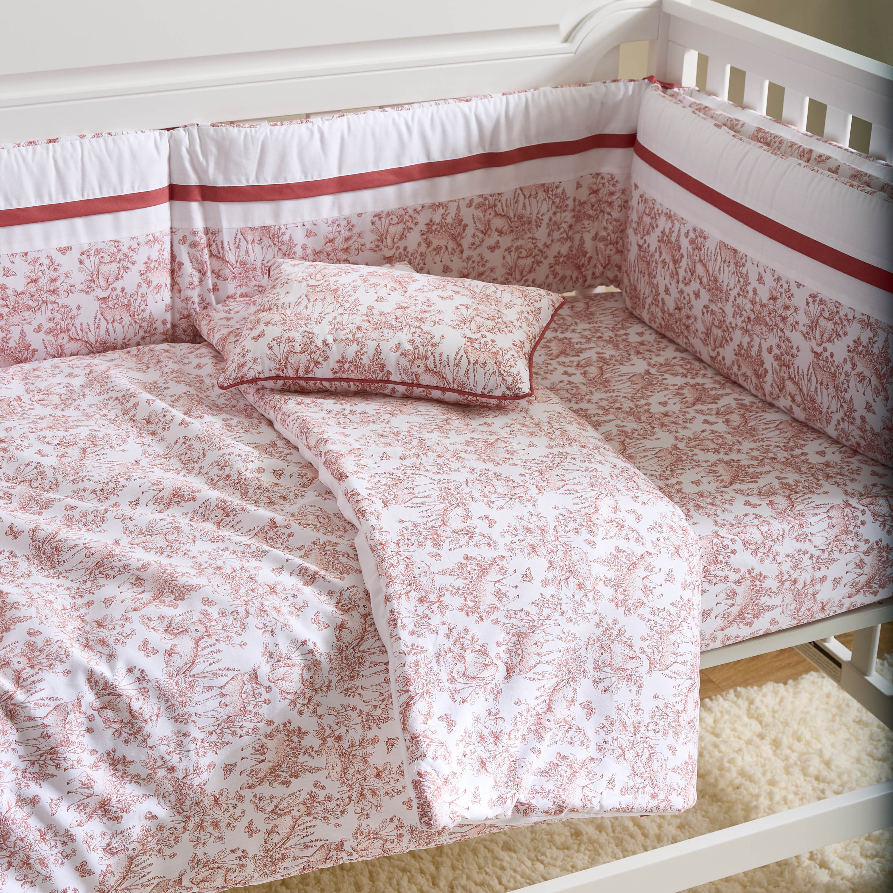 Giggles 4-Piece Printed Comforter Set - 90x130 cm-baby-nursery-babybedding-image-4
