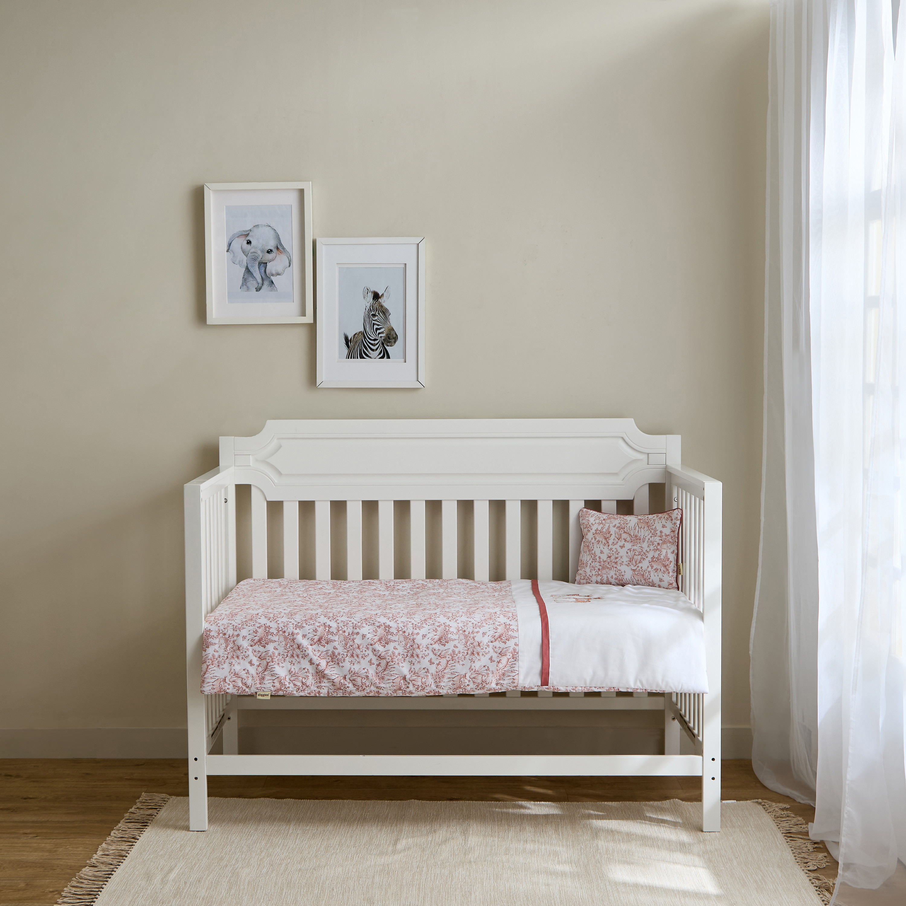 طقم لحاف بطبعات 4 قطع من جيجلز - 90x130 سم-baby-nursery-babybedding-image-6
