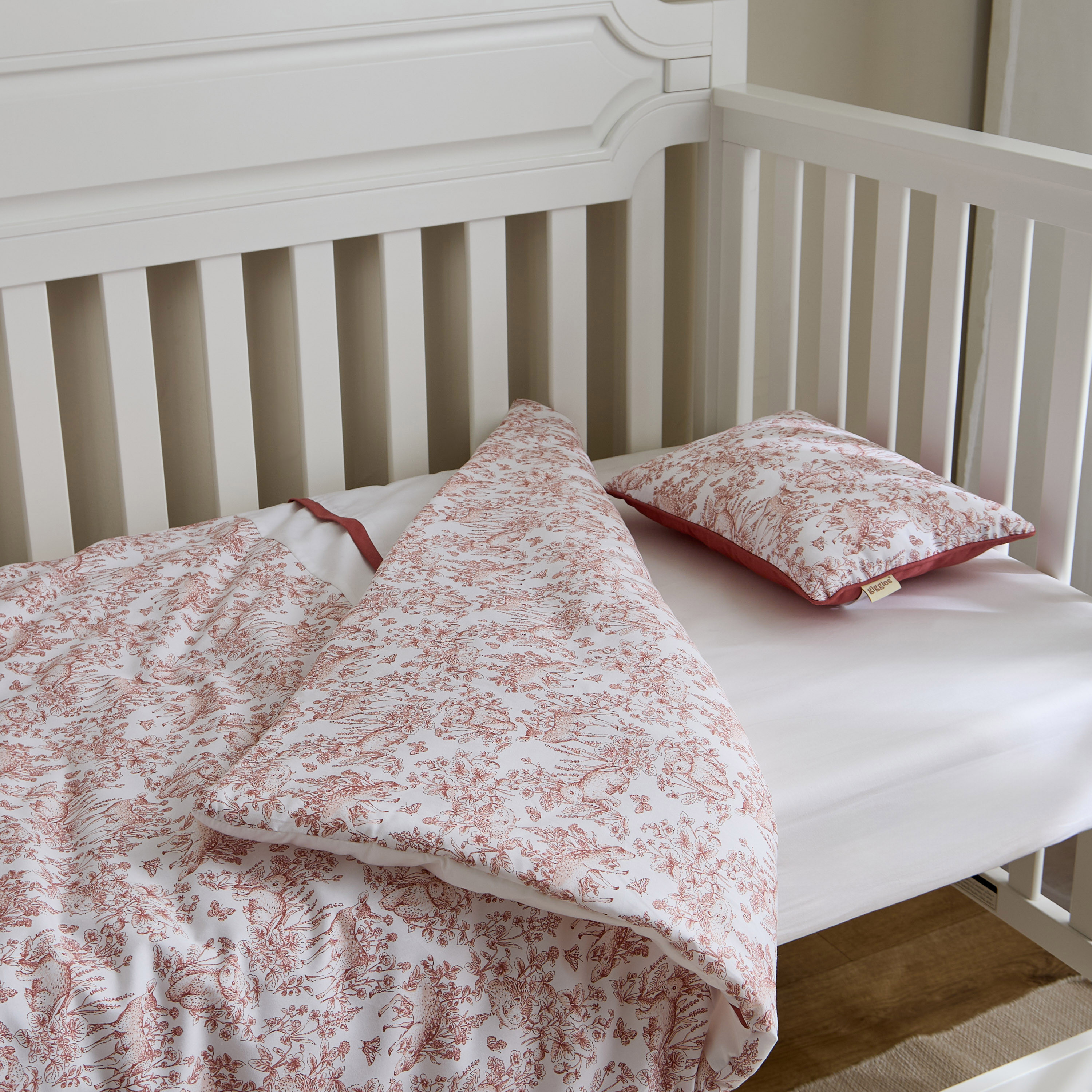طقم لحاف بطبعات 4 قطع من جيجلز - 90x130 سم-baby-nursery-babybedding-image-5