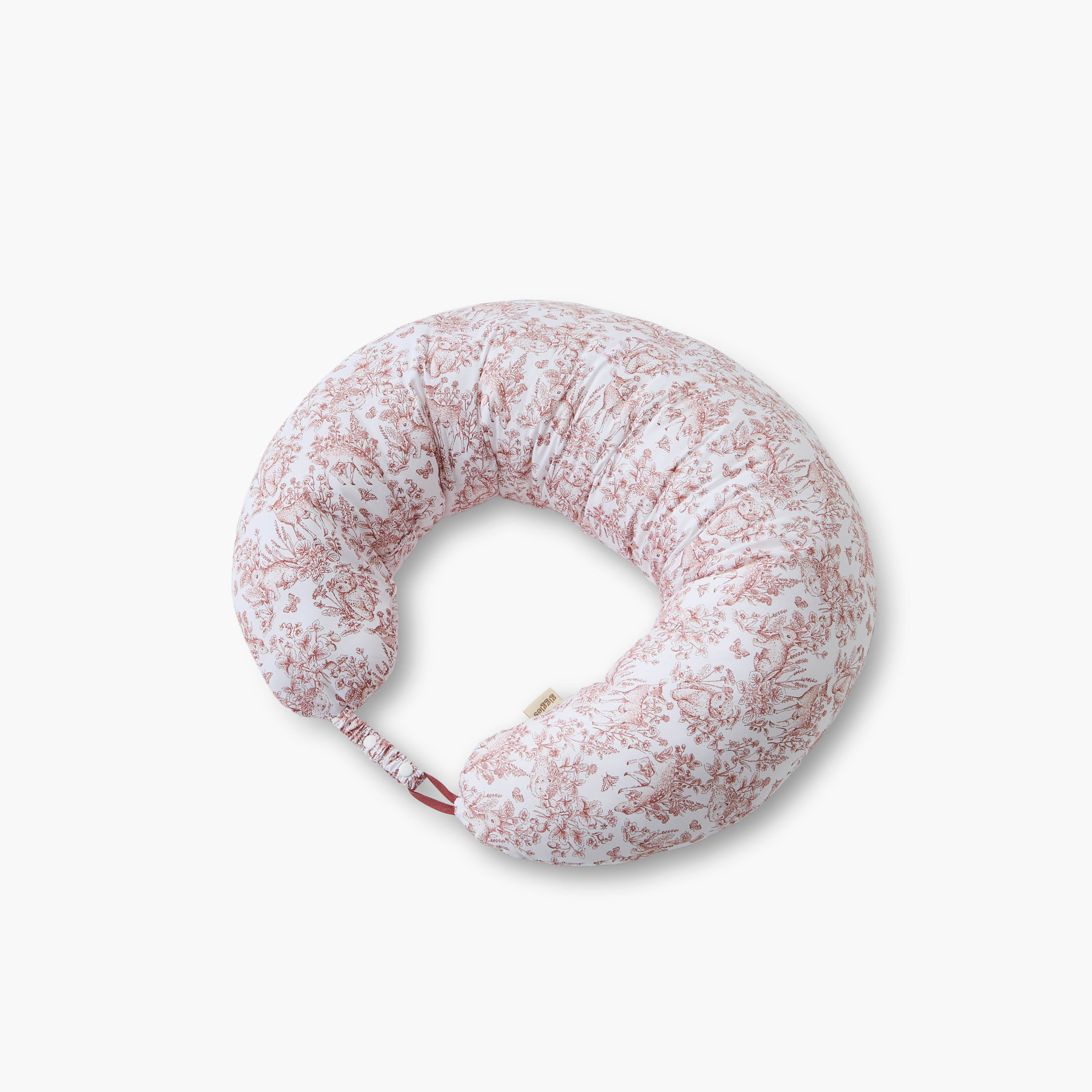 وسادة رضاعة بطبعات وحزام بزر من جيجلز-baby-feeding-breastfeedingandcare-image-5