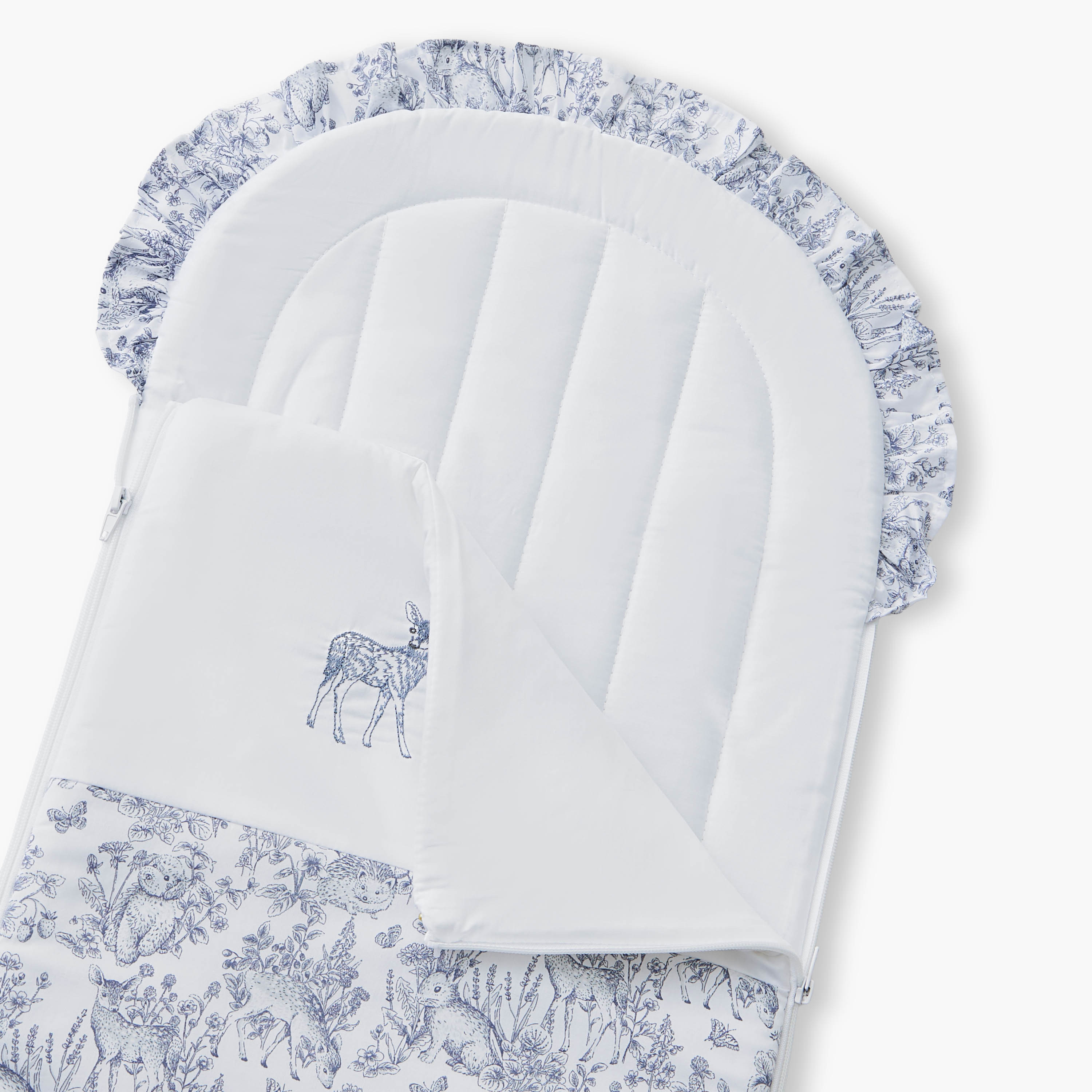 Giggles Deer Print Nest Bag - 38x75 cm-baby-nursery-blanketsandswaddles-swaddlesandsleepingbags-image-5