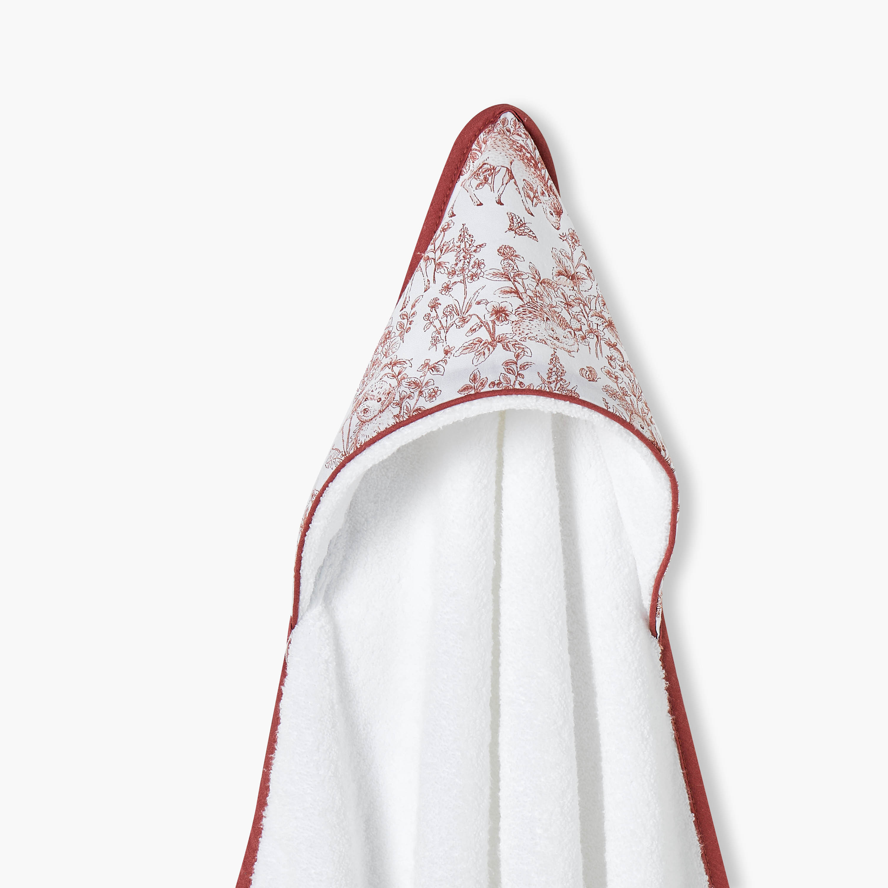 Giggles Printed Hooded Towel - 75x75 cm-baby-bathandcare-towels-image-2