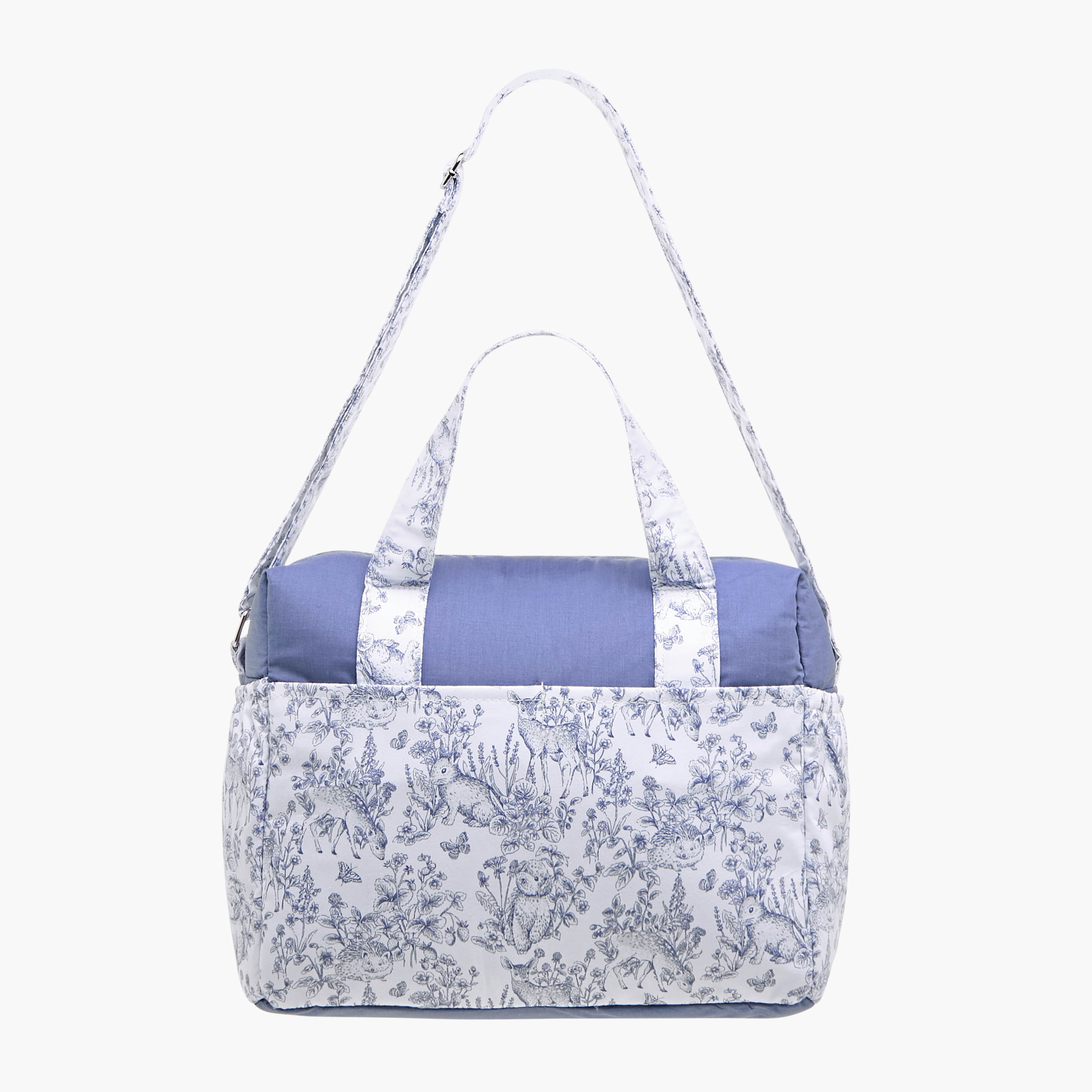 Giggles Printed Diaper Bag with Adjustable Strap and Zip Closure-baby-gear-diaperbags-image-2