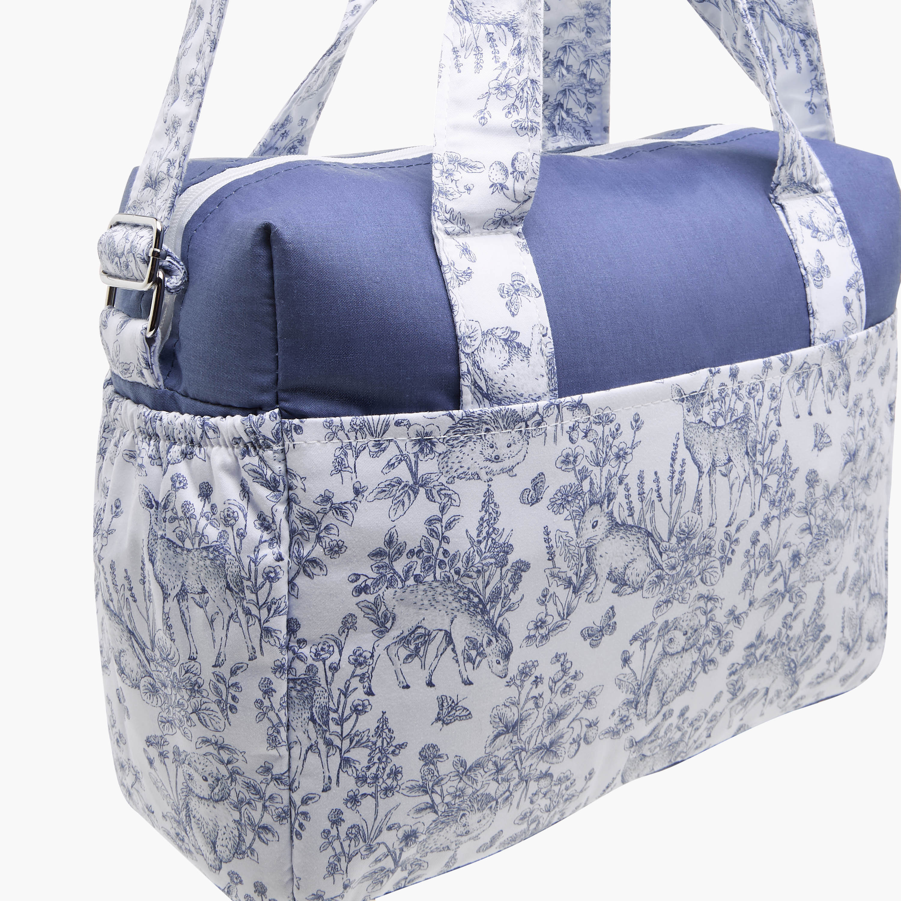 Giggles Printed Diaper Bag with Adjustable Strap and Zip Closure-baby-gear-diaperbags-image-8