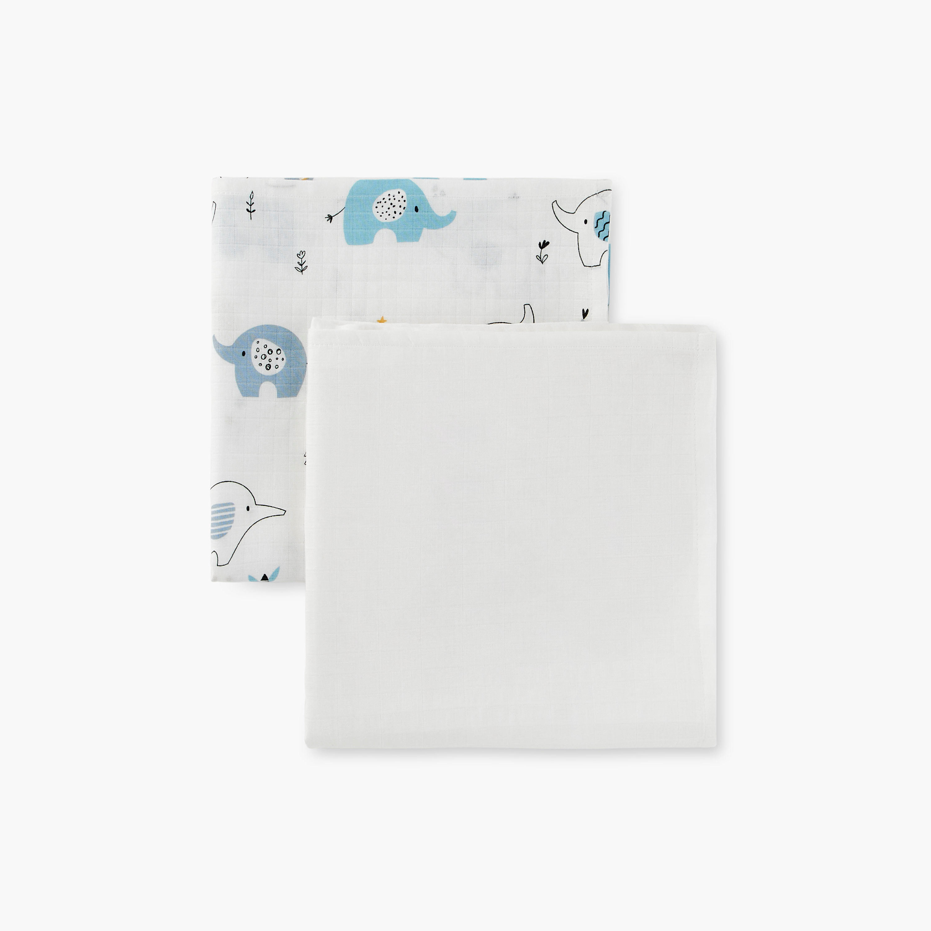 Pack of 2 Juniors Blanket with Print, 100x100 cm-baby-nursery-blanketsandswaddles-blanketsandquilts-image-3
