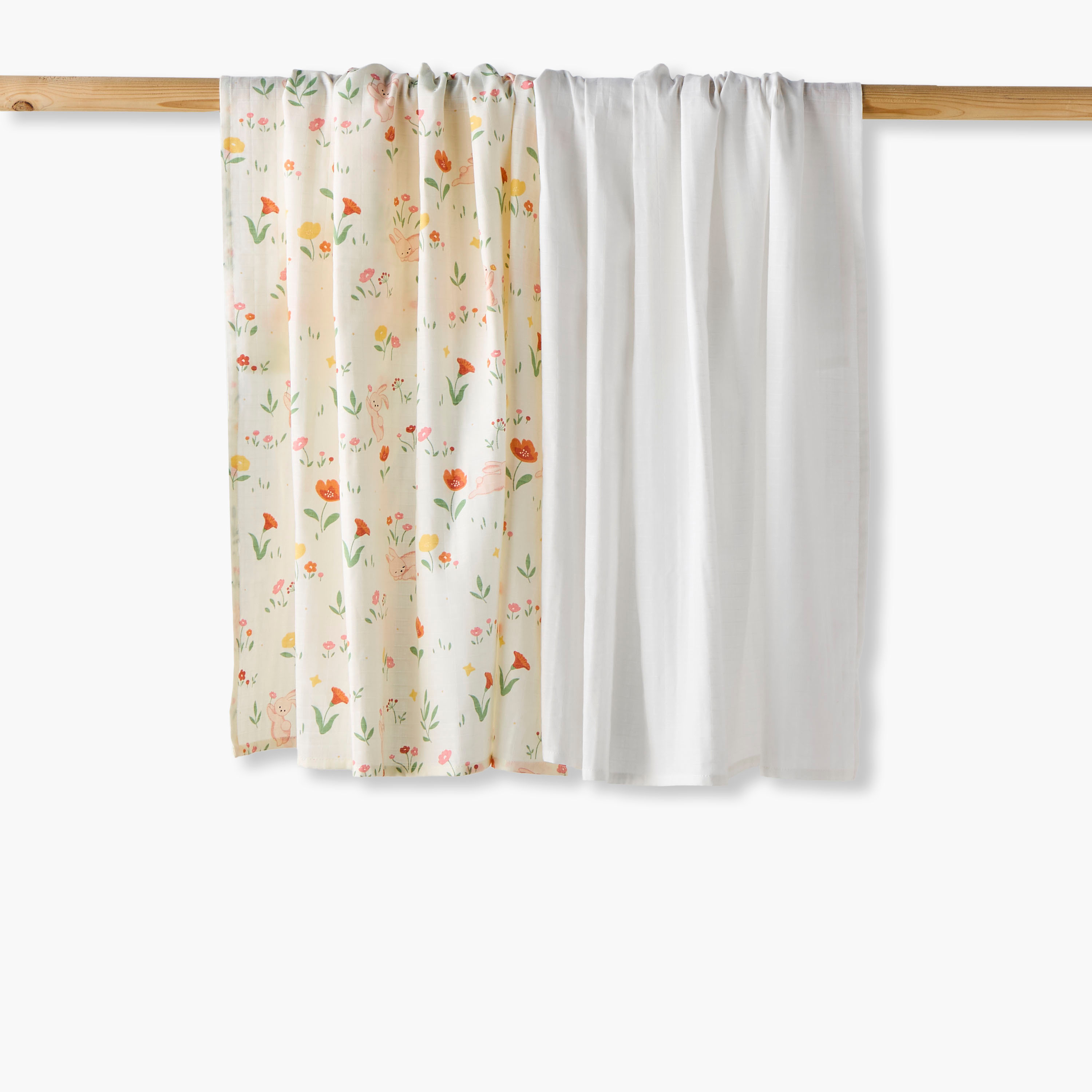 Pack of 2 Juniors Blanket with Print, 100x100 cm-baby-nursery-blanketsandswaddles-blanketsandquilts-image-1