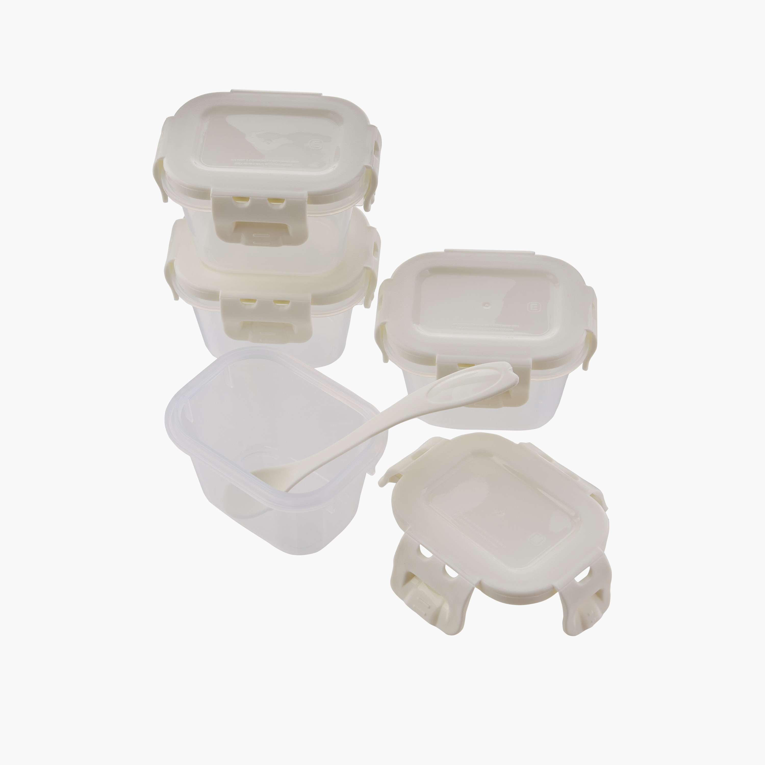 Juniors 4-Piece BPA-Free Baby Food Container Set with Spoon-baby-feeding-mealtimeessentials-image-4