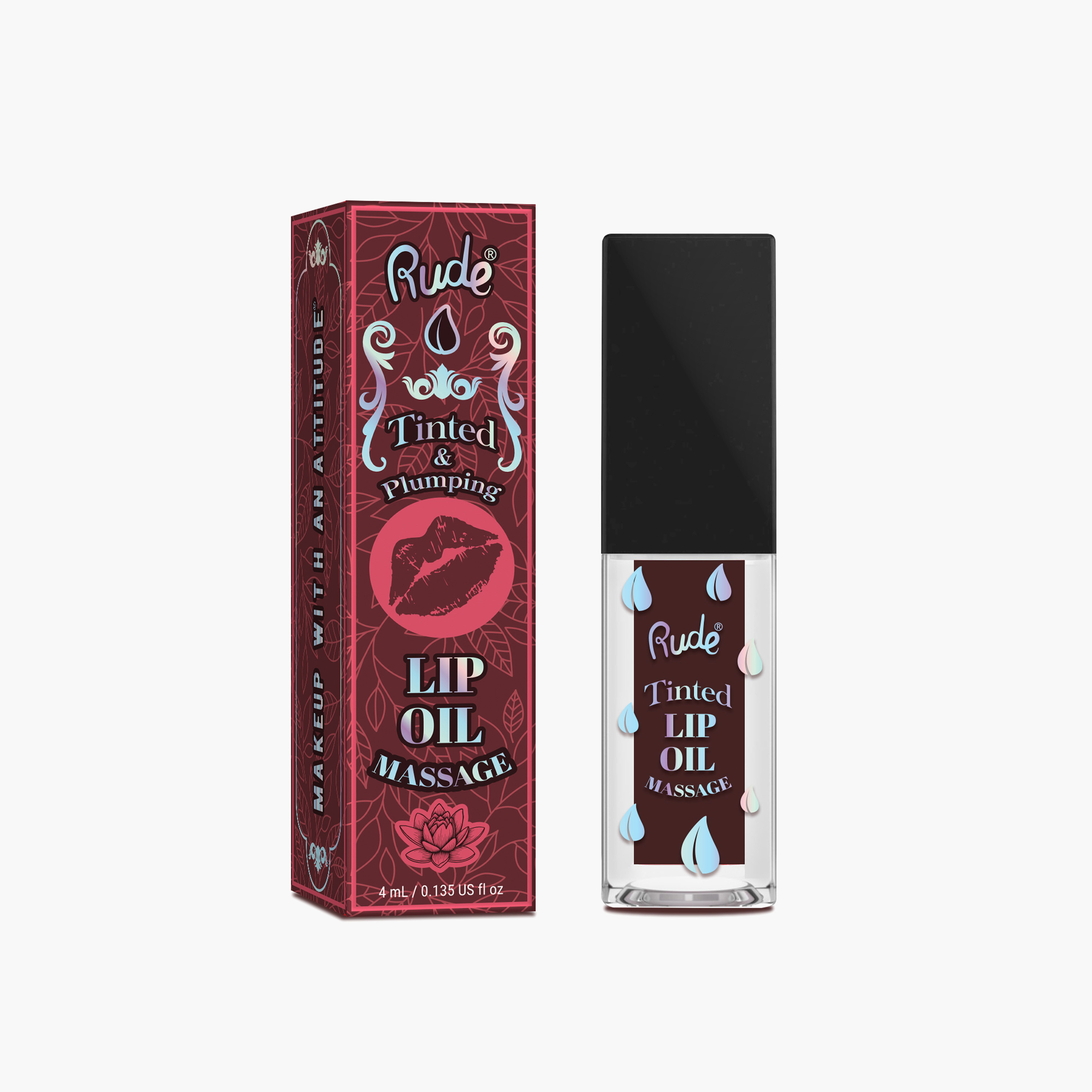 Rude Tinted and Plumping Lip Oil Massage - 0.14 gms-beautyandpersonalcare-makeup-lips-lipglossesandbalms-image-1
