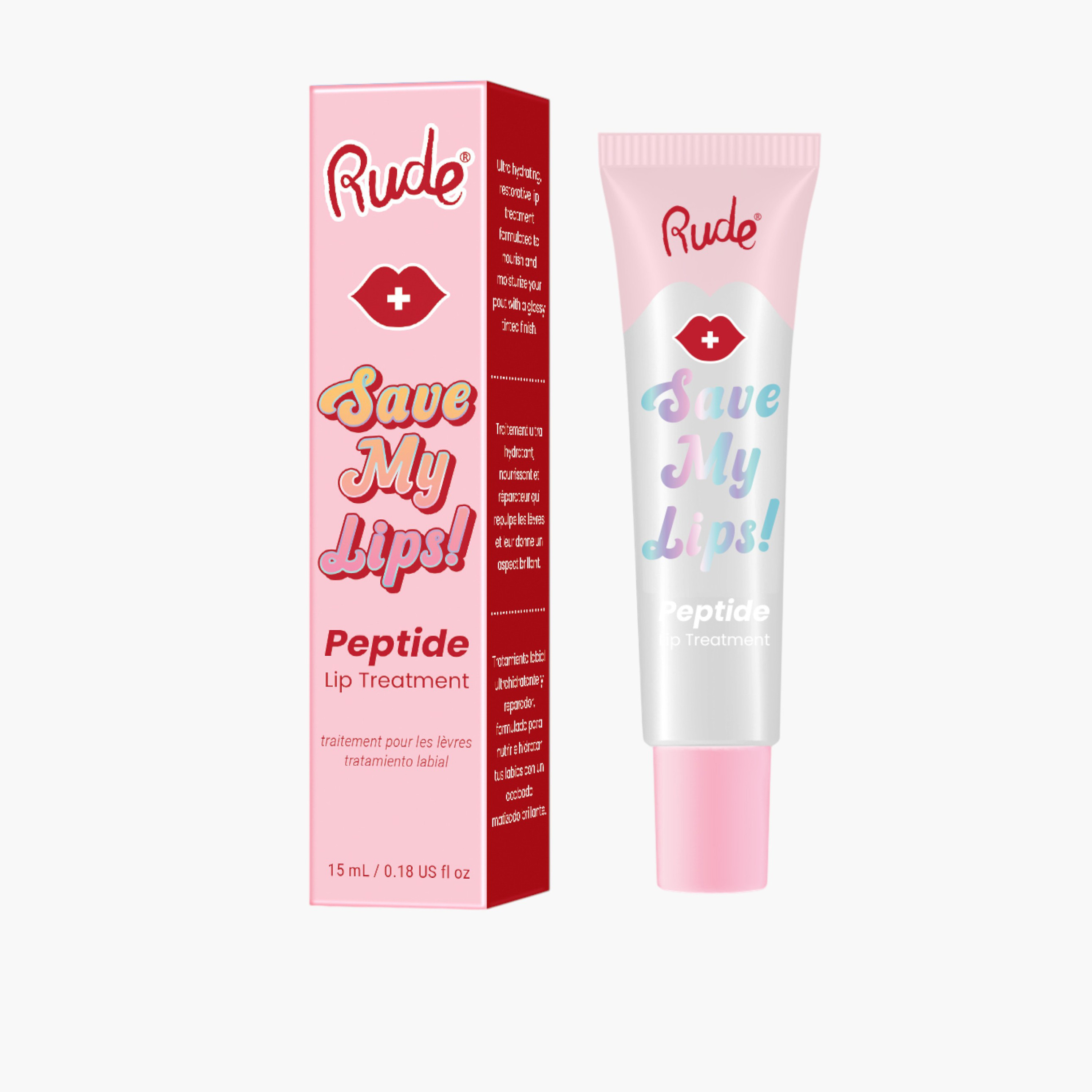 Rude Save My Lips Peptide Lip Treatment - 15 ml-beautyandpersonalcare-makeup-lips-lipglossesandbalms-image-1