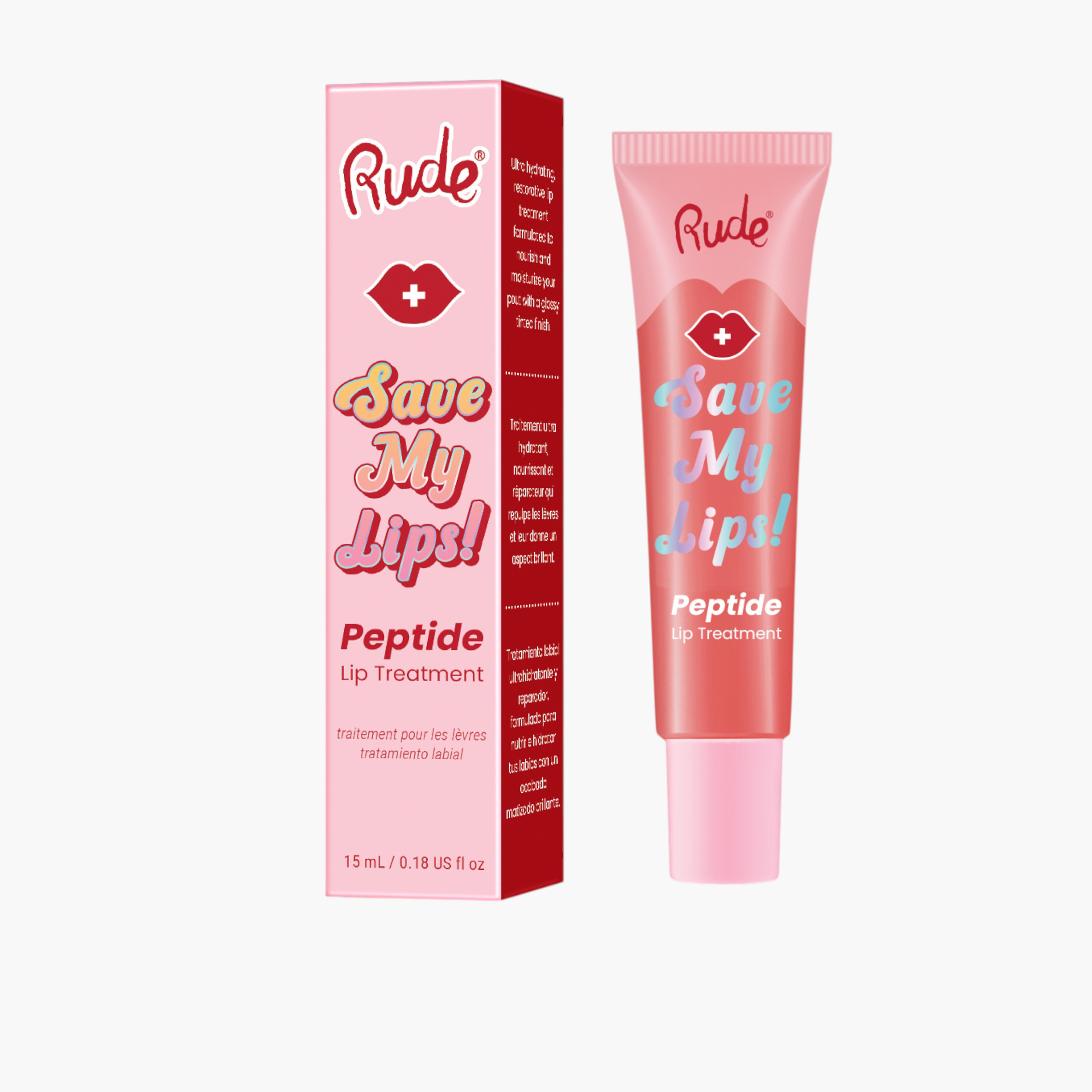 Rude Save My Lips Peptide Lip Treatment - 15 ml-beautyandpersonalcare-makeup-lips-lipglossesandbalms-image-1