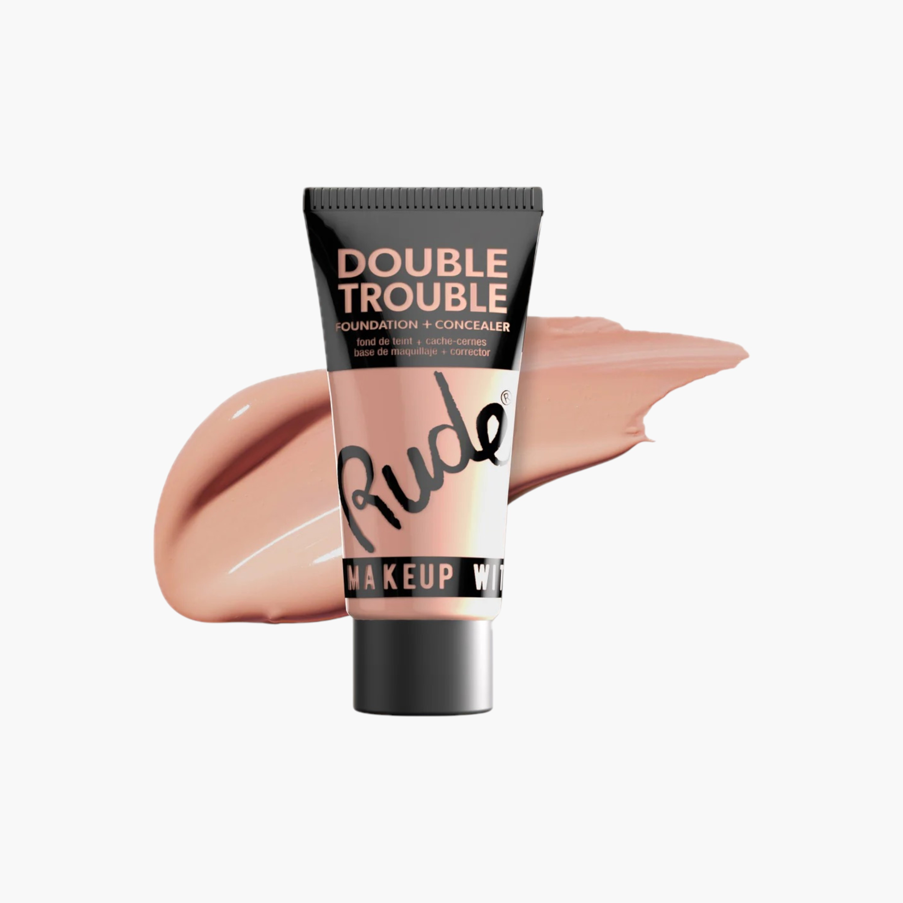 Rude Double Trouble Foundation and Concealer - 30 ml-beautyandpersonalcare-makeup-face-foundations-image-1