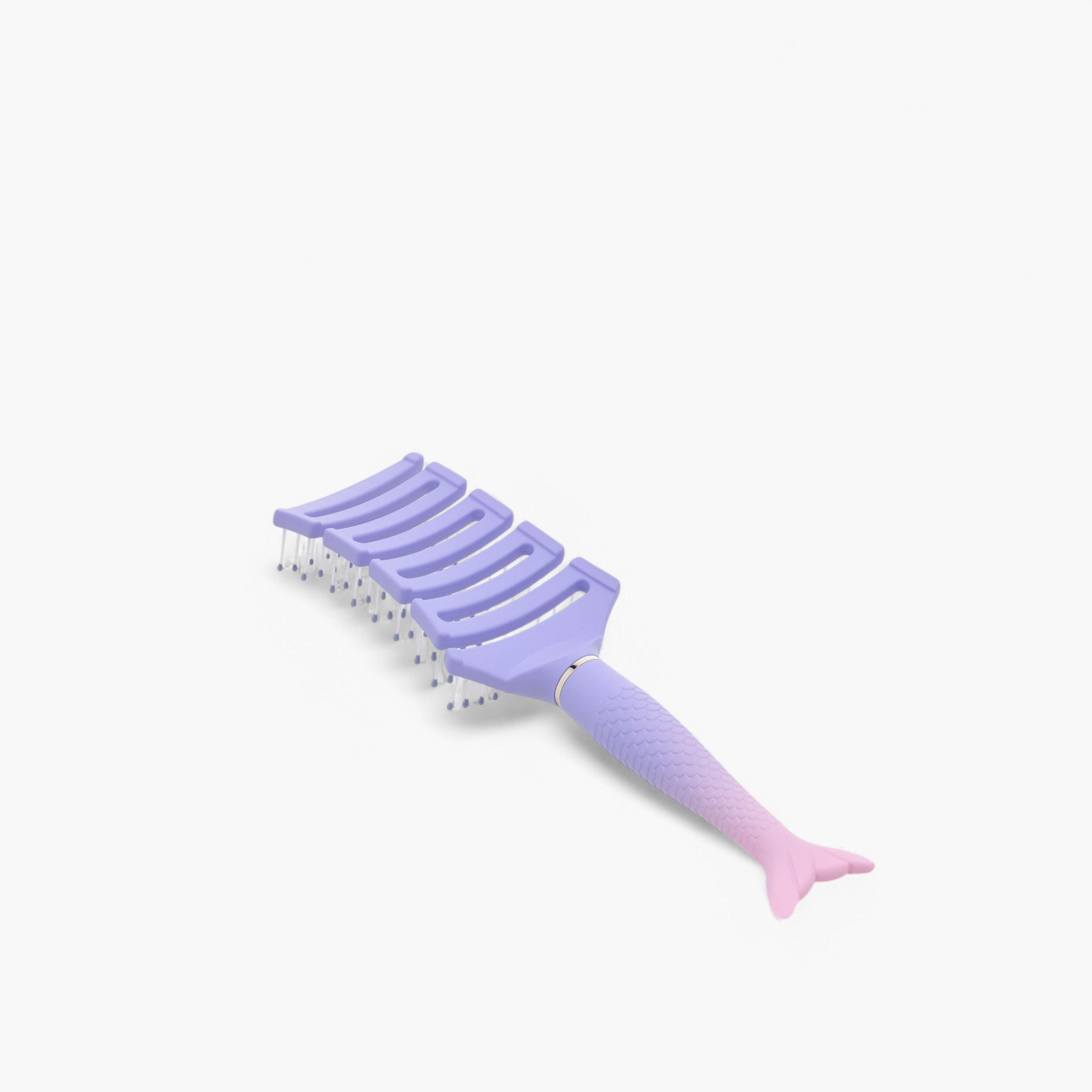 Mermaid Tail Shaped Detangle Hairbrush-beautyandpersonalcare-hair-stylingtools-hairbrushesandcombs-image-4