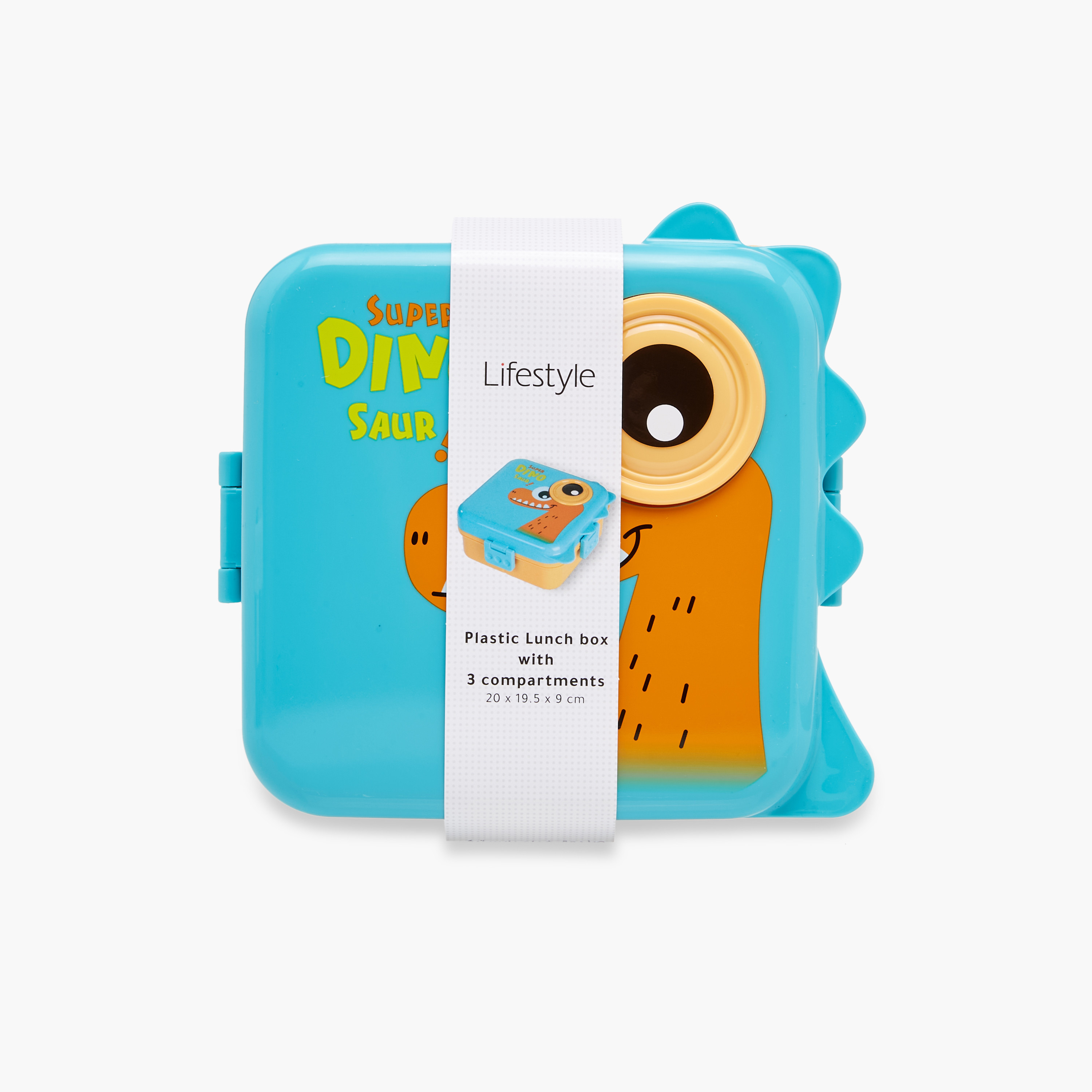 صندوق غداء مقسم بطبعات ديناصور وملعقة-school-lunchessentials-lunchboxes-image-7