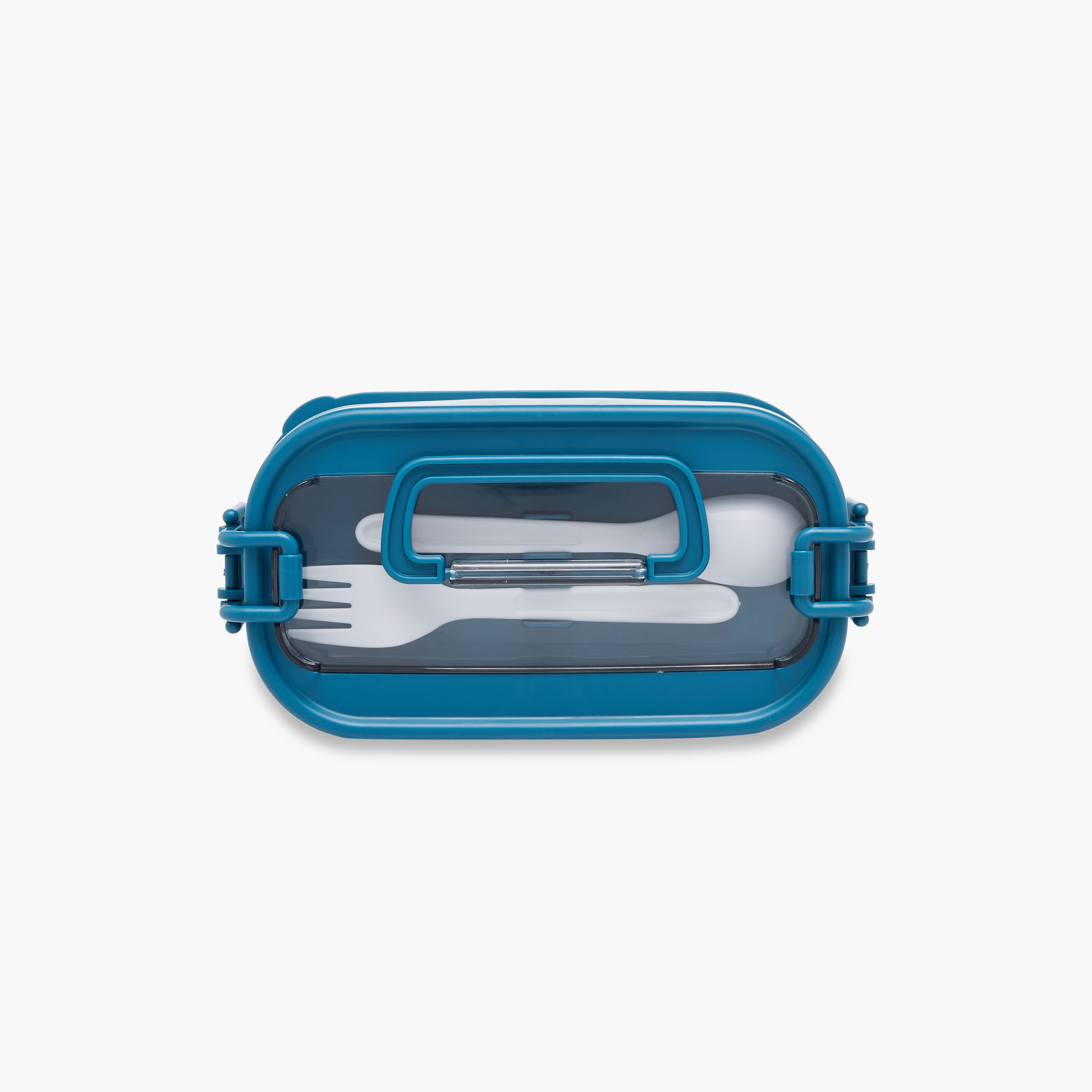 Solid 3-Compartment Lunch Box with Spoon and Fork - 1.3 L-school-lunchessentials-lunchboxes-image-3