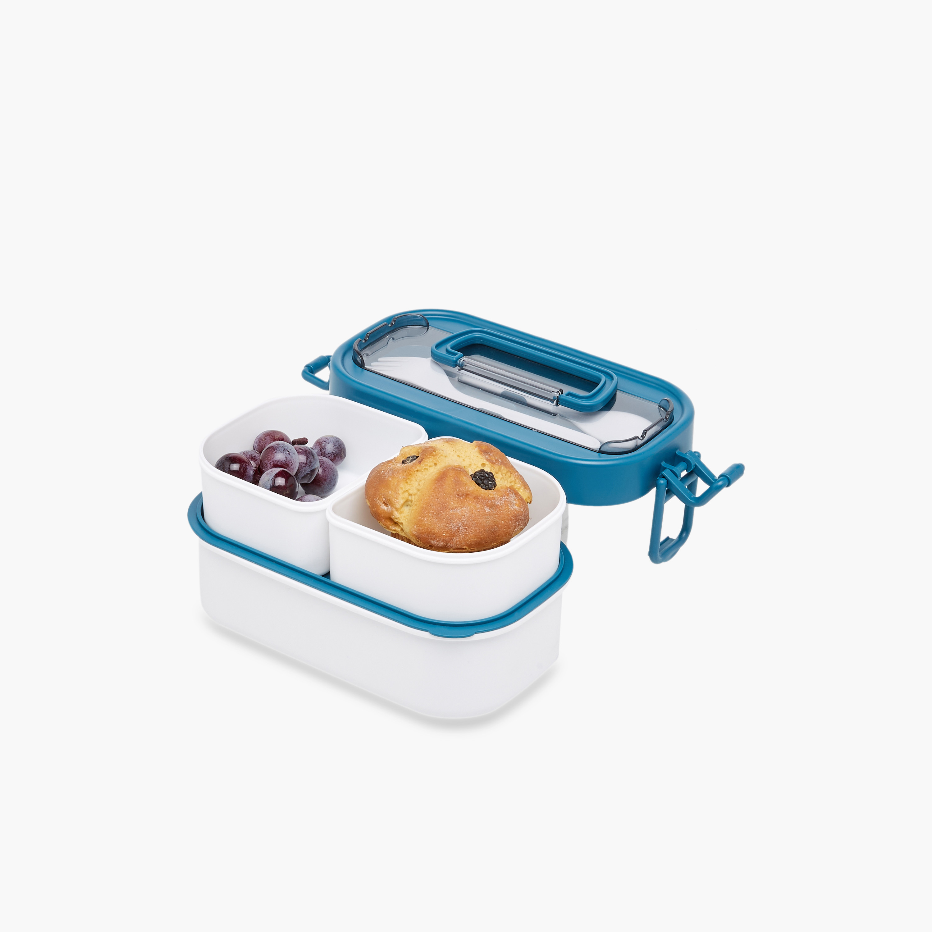 Solid 3-Compartment Lunch Box with Spoon and Fork - 1.3 L-school-lunchessentials-lunchboxes-image-6