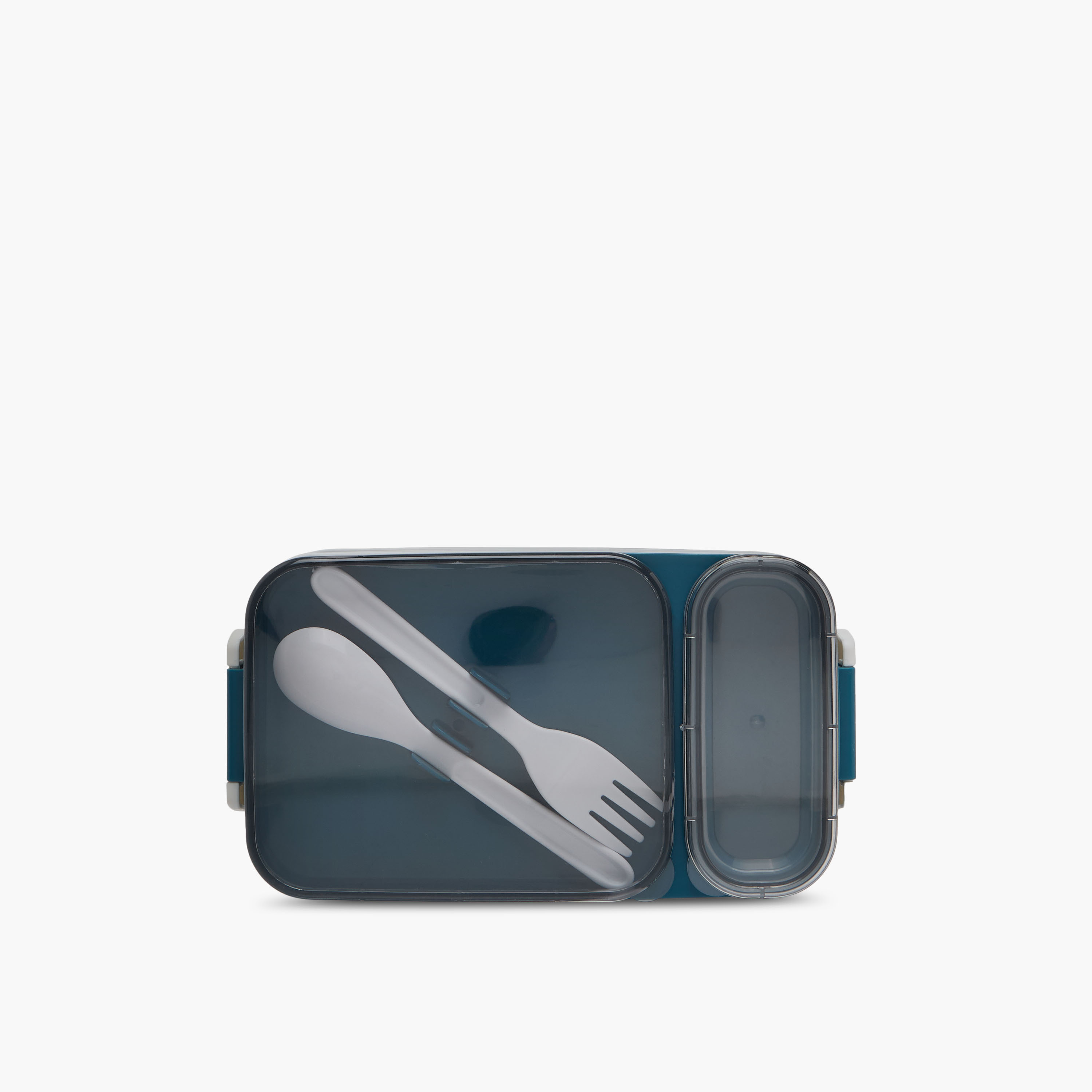 صندوق غداء سادة بقسمين مع أدوات مائدة-school-lunchessentials-lunchboxes-image-3
