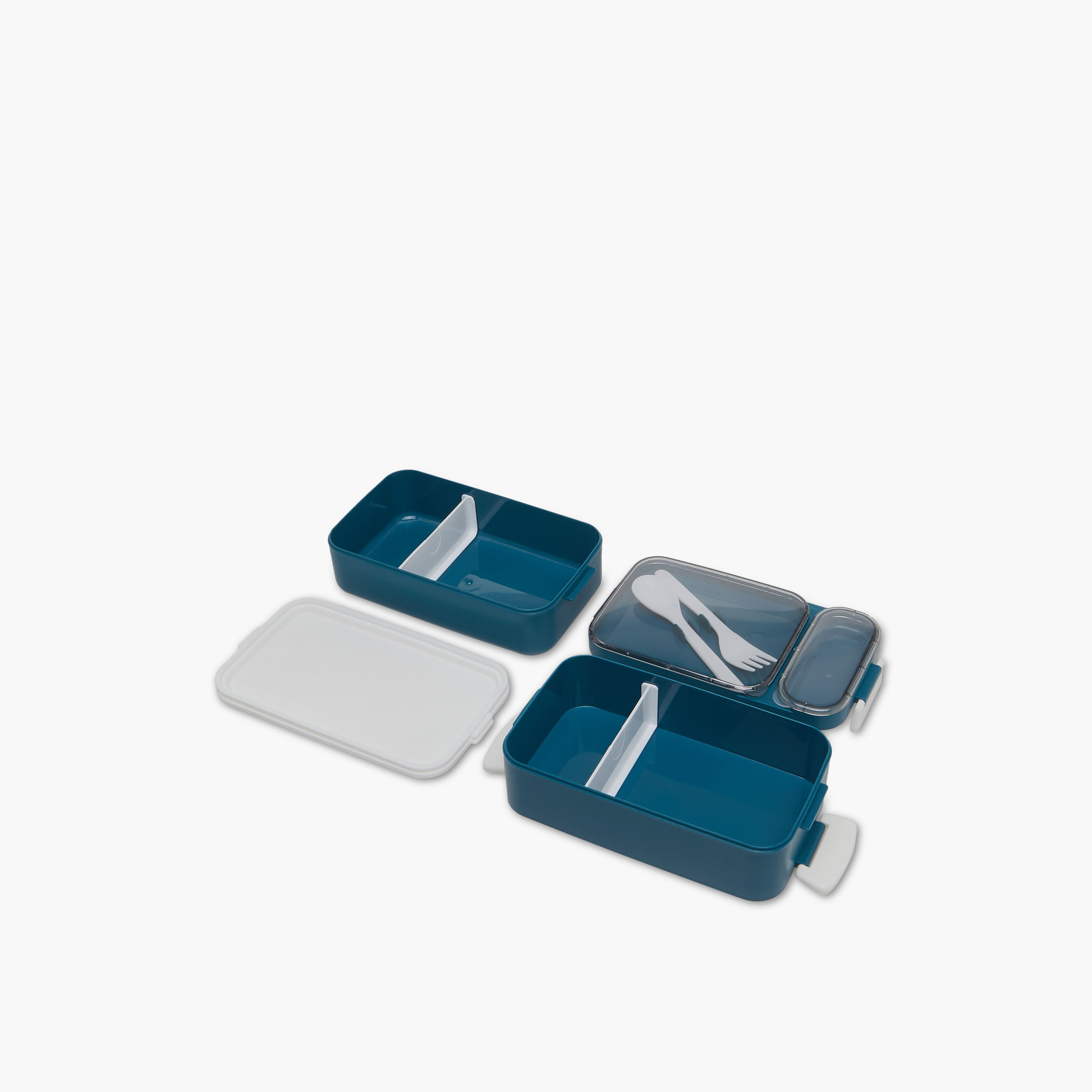 صندوق غداء سادة بقسمين مع أدوات مائدة-school-lunchessentials-lunchboxes-image-4