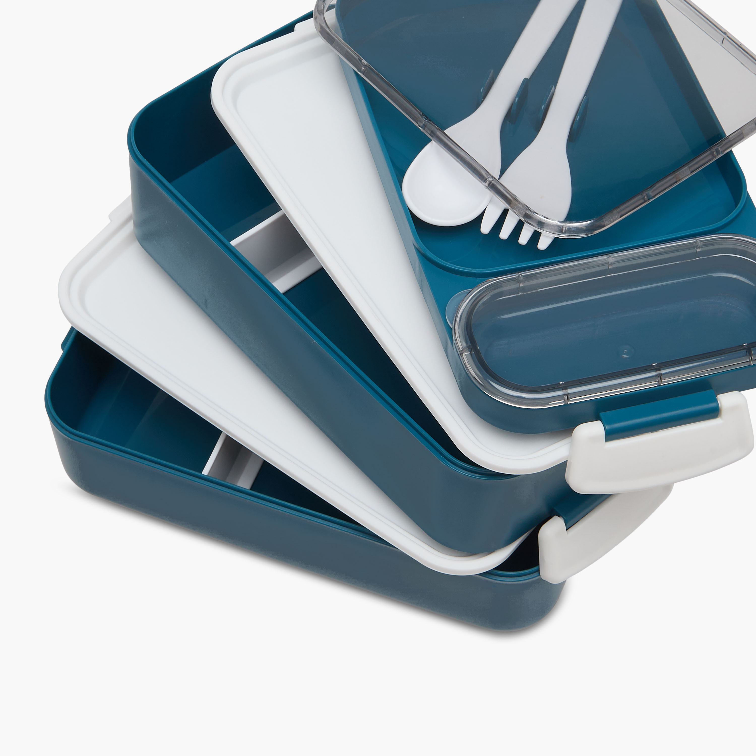 صندوق غداء سادة بقسمين مع أدوات مائدة-school-lunchessentials-lunchboxes-image-5
