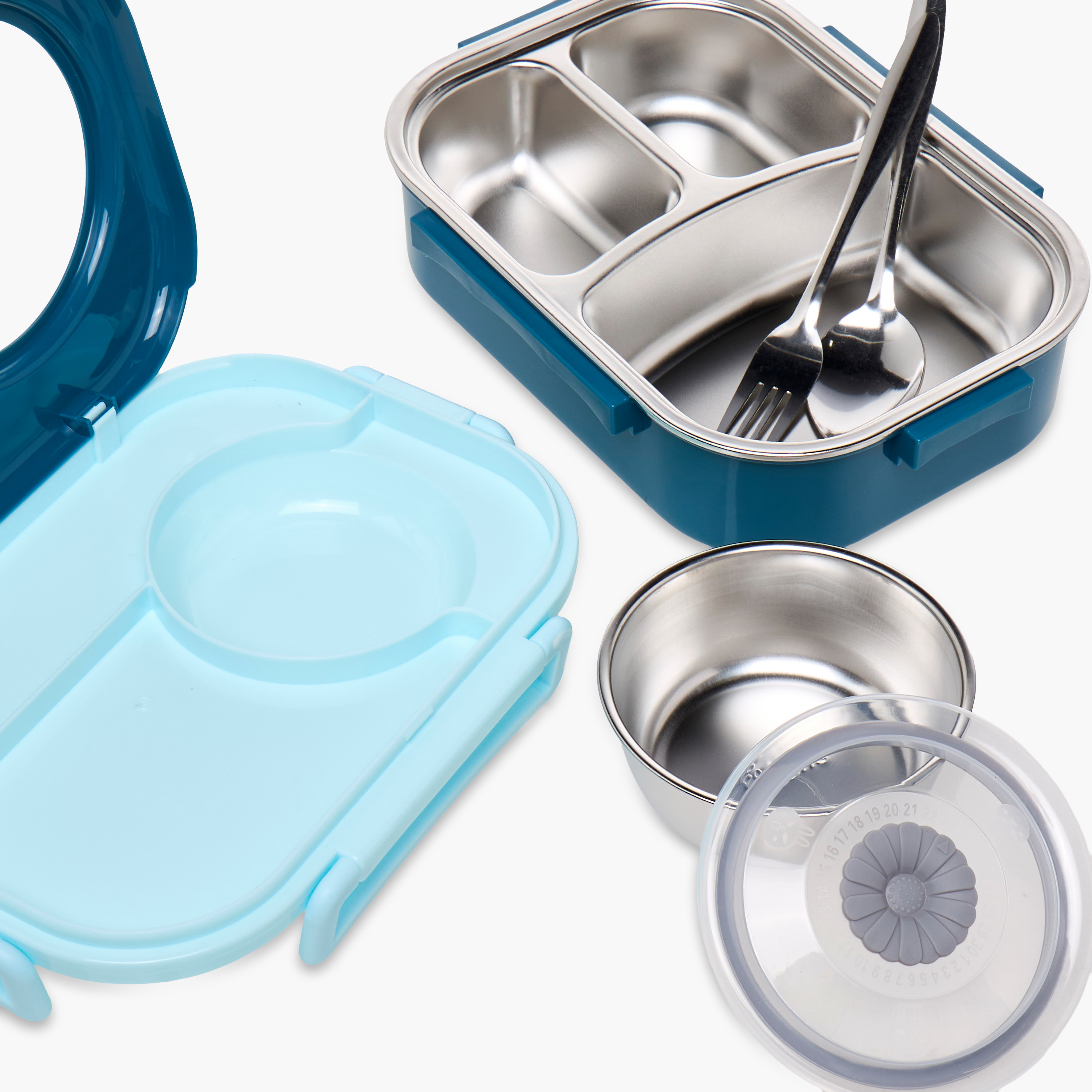 صندوق غداء ستانلس ستيل 3 أقسام مع أدوات مائدة-school-lunchessentials-lunchboxes-image-6
