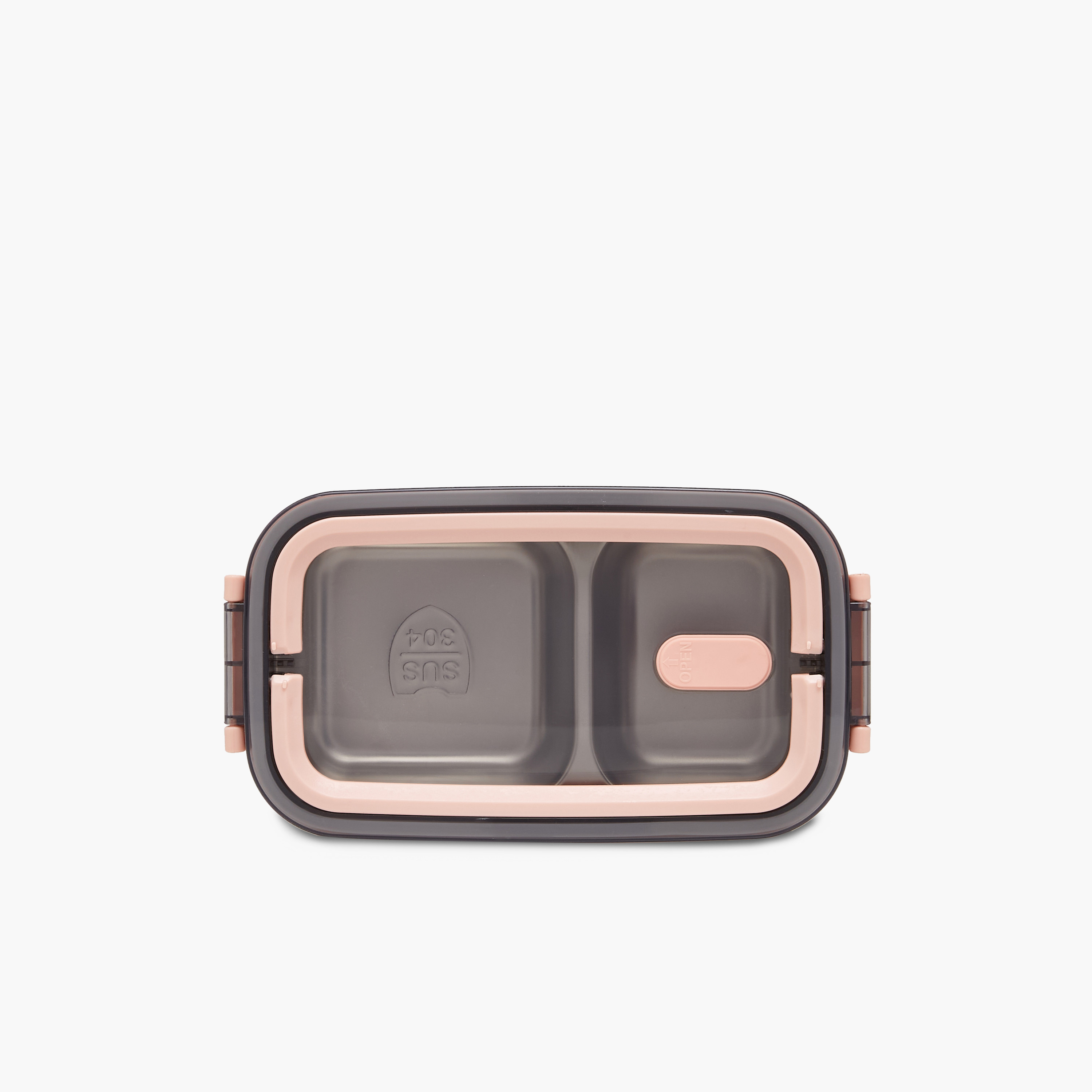 Solid 2-Layer Stainless Steel Lunch Box with Cutlery - 1400 ml-school-lunchessentials-lunchboxes-image-3